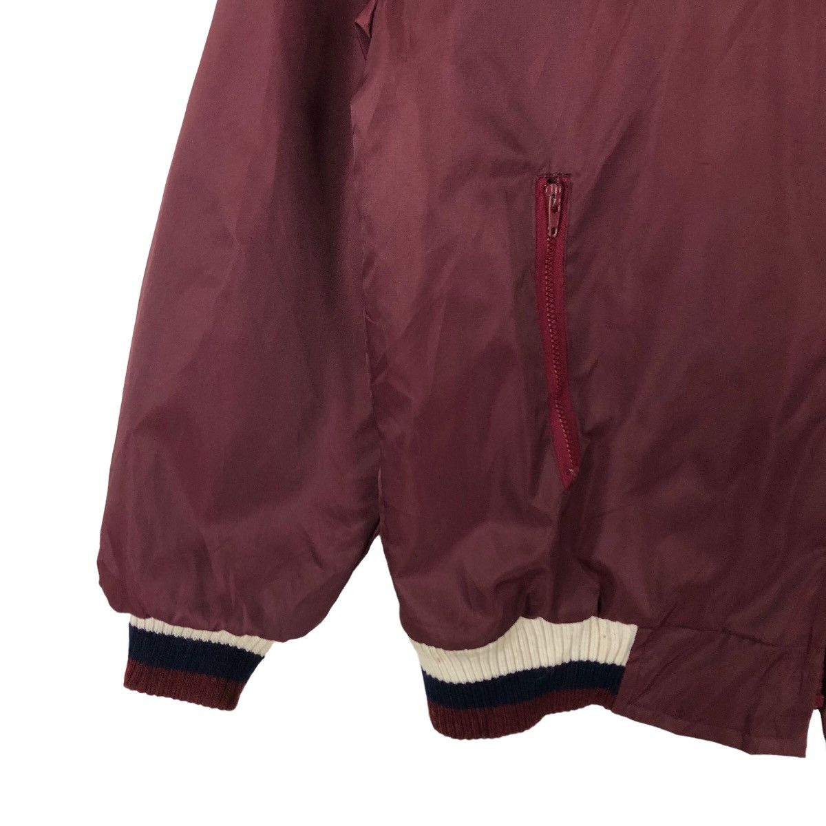 Japanese Brand 🔥90’s VINTAGE BOMBER JACKET HUCK FINN USA MADE UNION Size US M / EU 48-50 / 2 - 3 Thumbnail