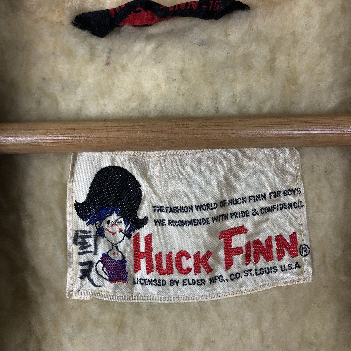 Japanese Brand 🔥90’s VINTAGE BOMBER JACKET HUCK FINN USA MADE UNION Size US M / EU 48-50 / 2 - 13 Thumbnail