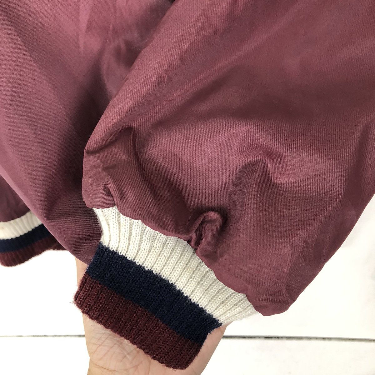 Japanese Brand 🔥90’s VINTAGE BOMBER JACKET HUCK FINN USA MADE UNION Size US M / EU 48-50 / 2 - 12 Thumbnail