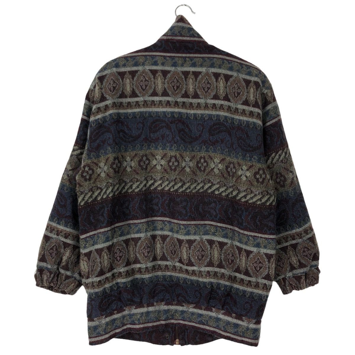 Japanese Brand 🔥ISSEY MIYAKE INSPIRE JACKET NAVAJO AZTEC DESIGN OVERPRINT Size US M / EU 48-50 / 2 - 7 Thumbnail