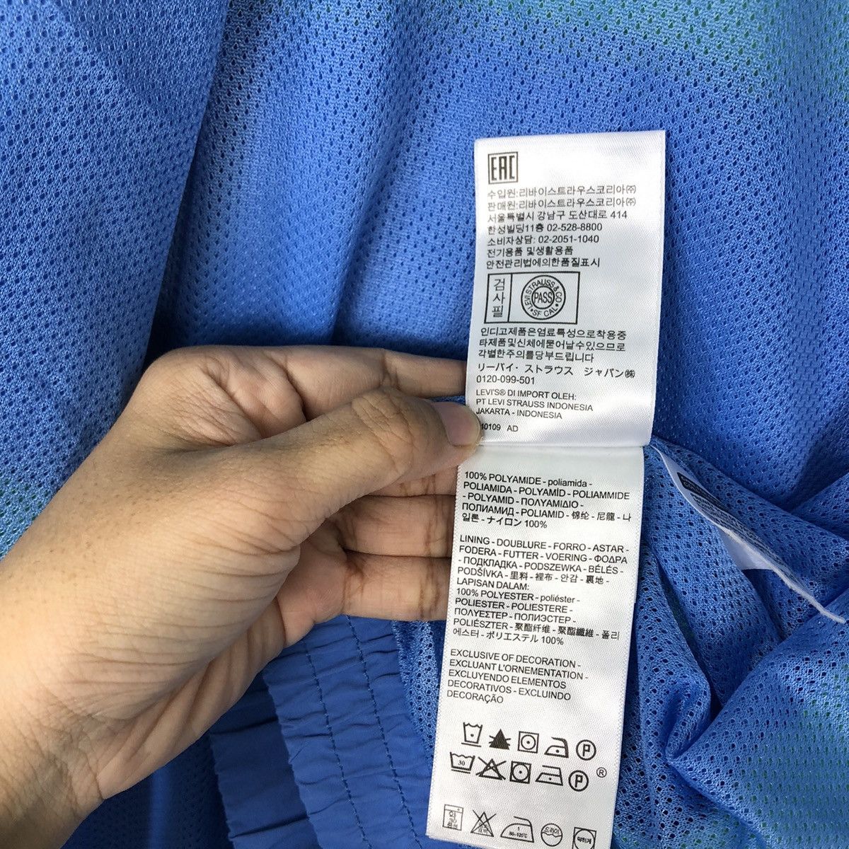 Levi's 🔥RARE MULTI COLOUR ANORAK JACKET LEVI’S Size US M / EU 48-50 / 2 - 14 Thumbnail