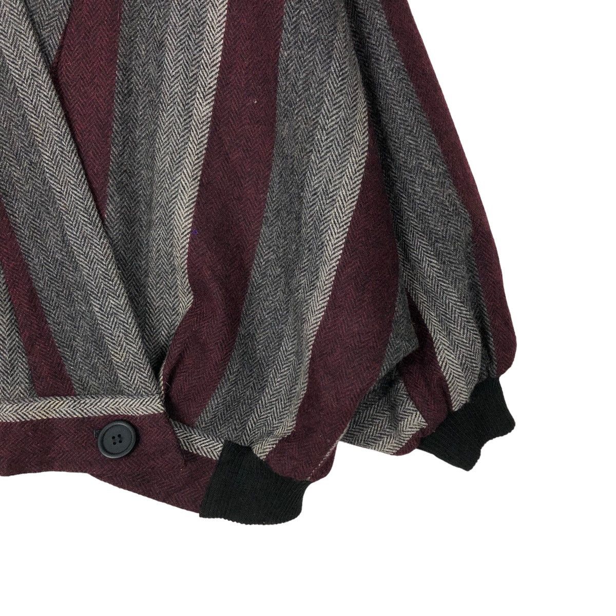 Japanese Brand VINTAGE BOMBER JACKET OVERSIZED DESIGN STRIPED ISSEY MIYAKE Size US M / EU 48-50 / 2 - 4 Thumbnail