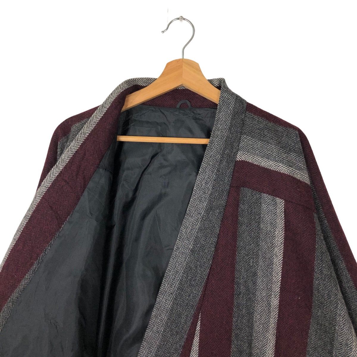 Japanese Brand VINTAGE BOMBER JACKET OVERSIZED DESIGN STRIPED ISSEY MIYAKE Size US M / EU 48-50 / 2 - 9 Thumbnail