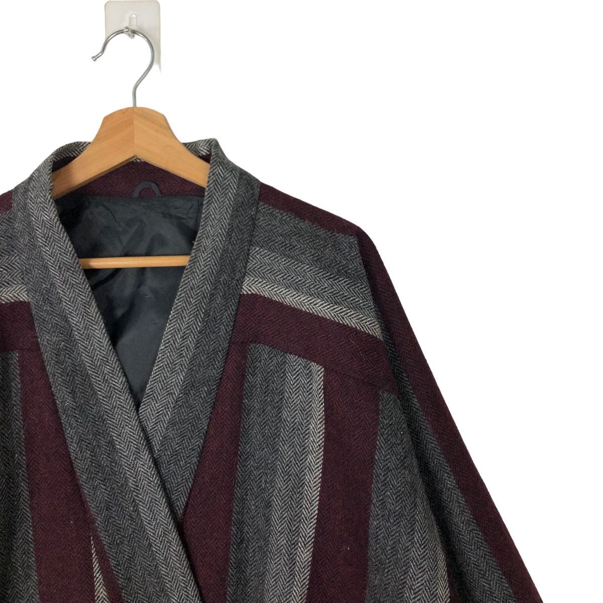 Japanese Brand VINTAGE BOMBER JACKET OVERSIZED DESIGN STRIPED ISSEY MIYAKE Size US M / EU 48-50 / 2 - 5 Thumbnail