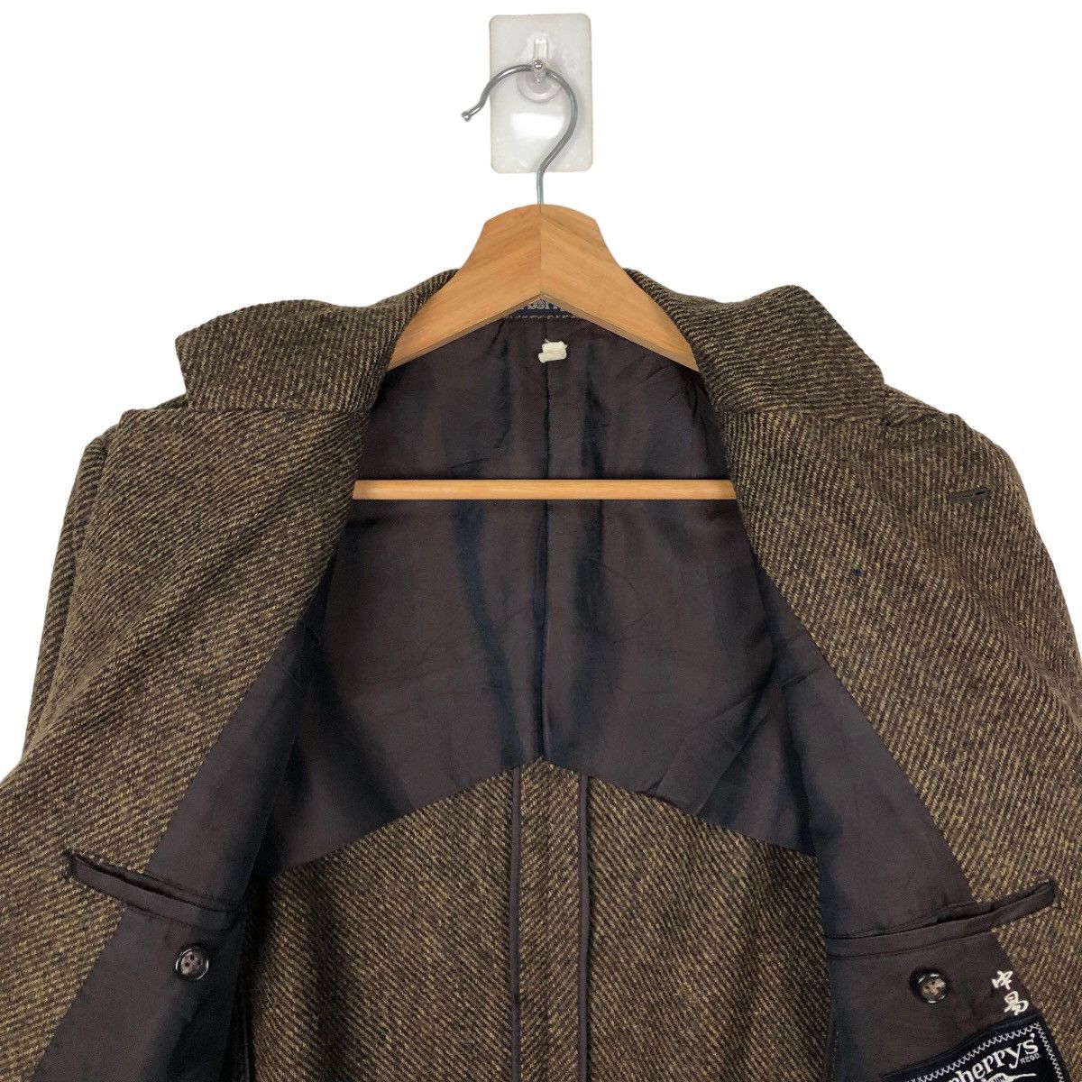 Burberry VINTAGE BURBERRYS HERRINGBONE DOUBLE BREAST JAPAN MADE Size US S / EU 44-46 / 1 - 10 Thumbnail