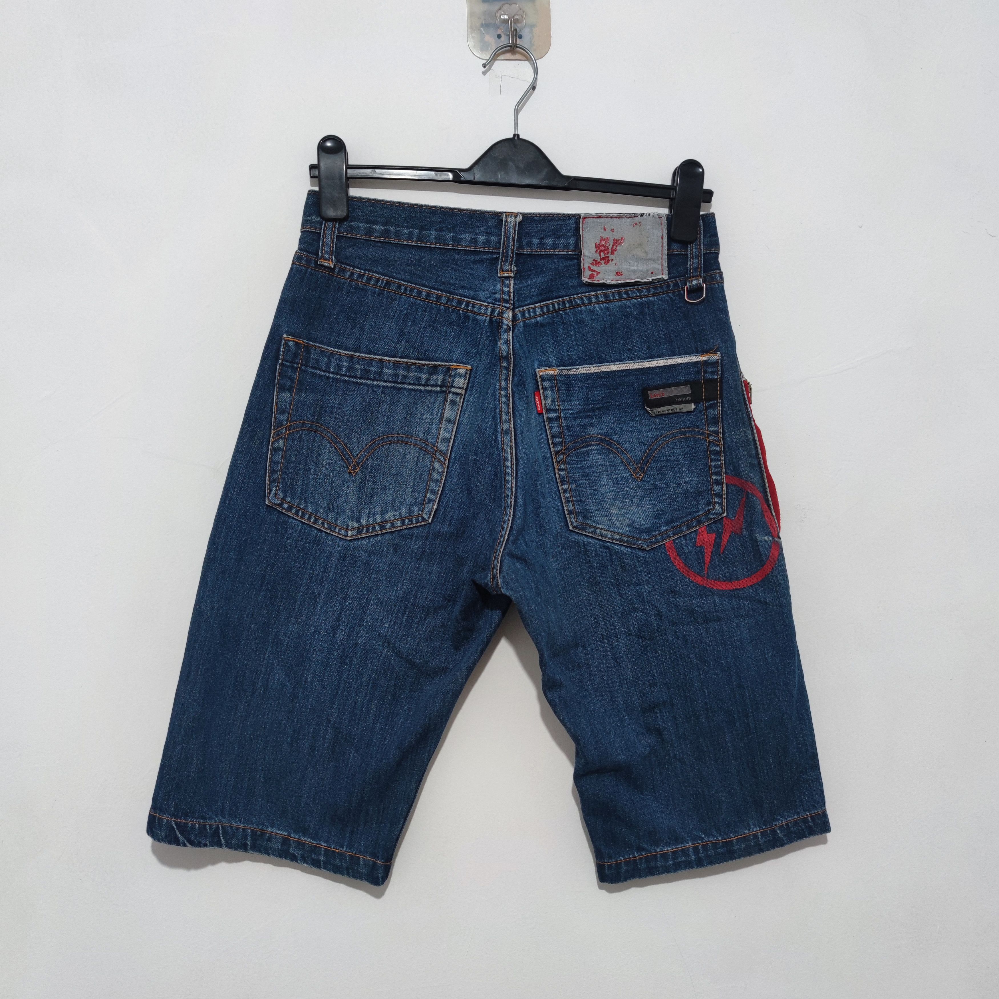 Image of Fragment Design Fm505 - Fenom Denim Short in Blue, Men's (Size 30)