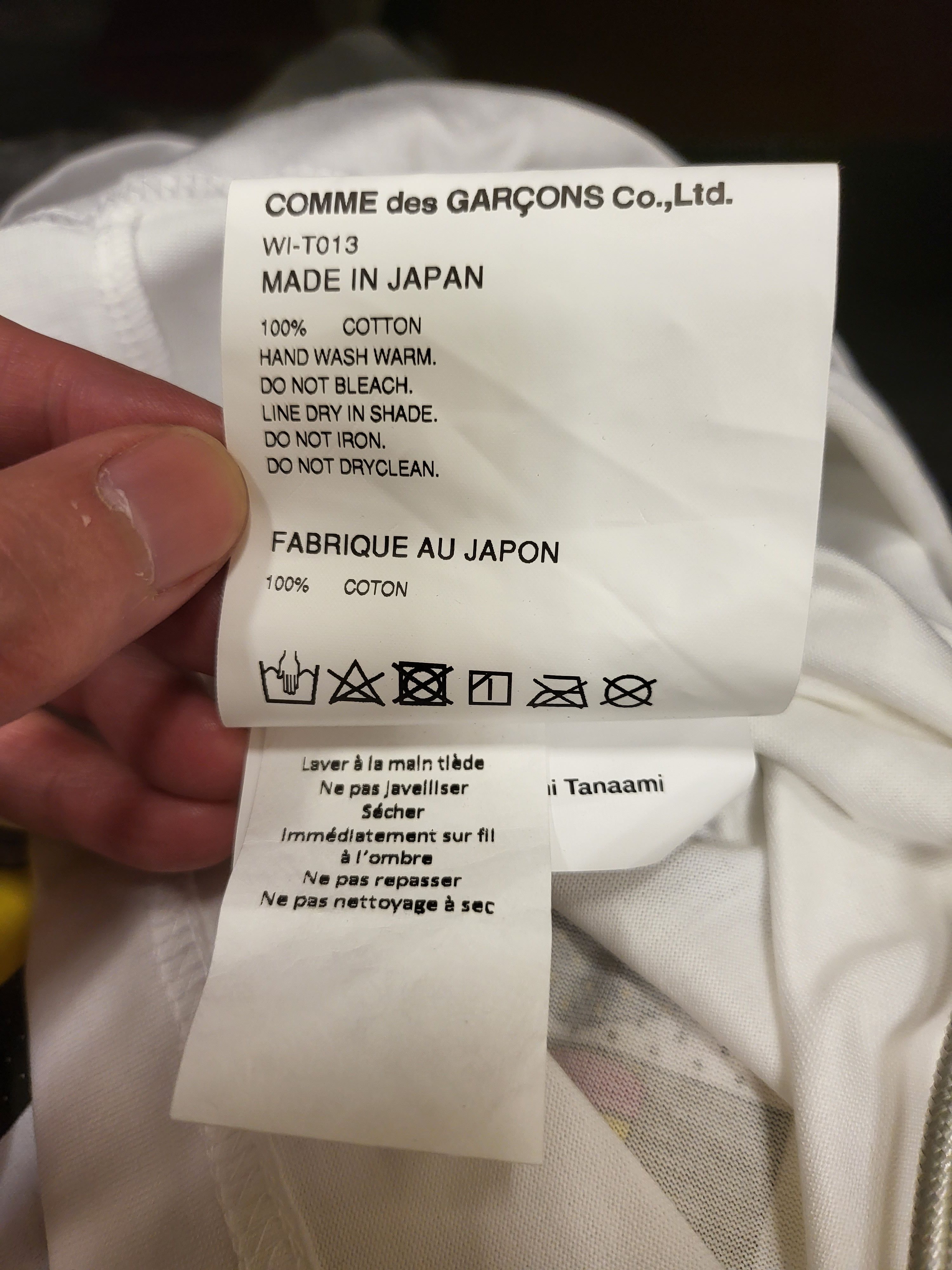 Junya Watanabe Cotton Graphic T-Shirt Size US XL / EU 56 / 4 - 9 Thumbnail