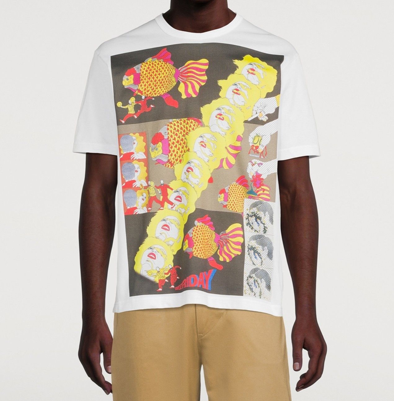 Junya Watanabe Cotton Graphic T-Shirt Size US XL / EU 56 / 4 - 2 Thumbnail