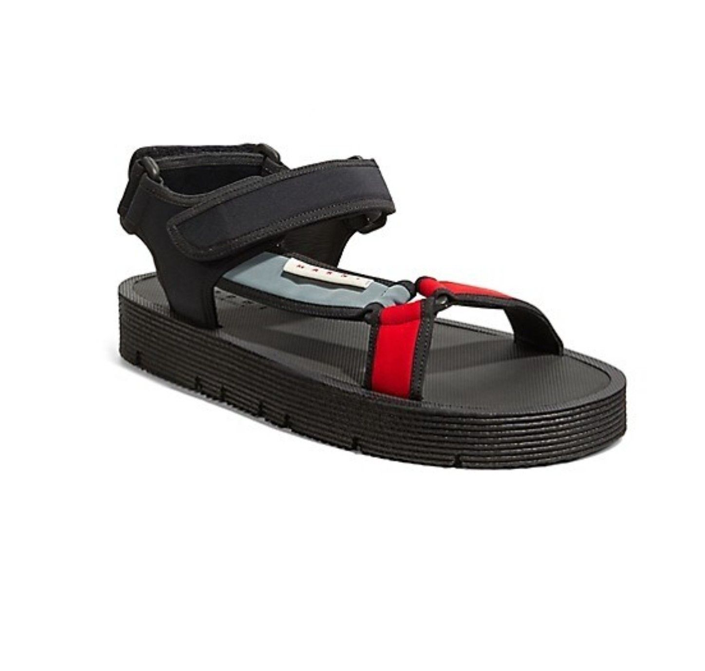 Marni Logo Tab Touch Strap Sandals - UNISEX Size US 8 / EU 41 - 1 Thumbnail