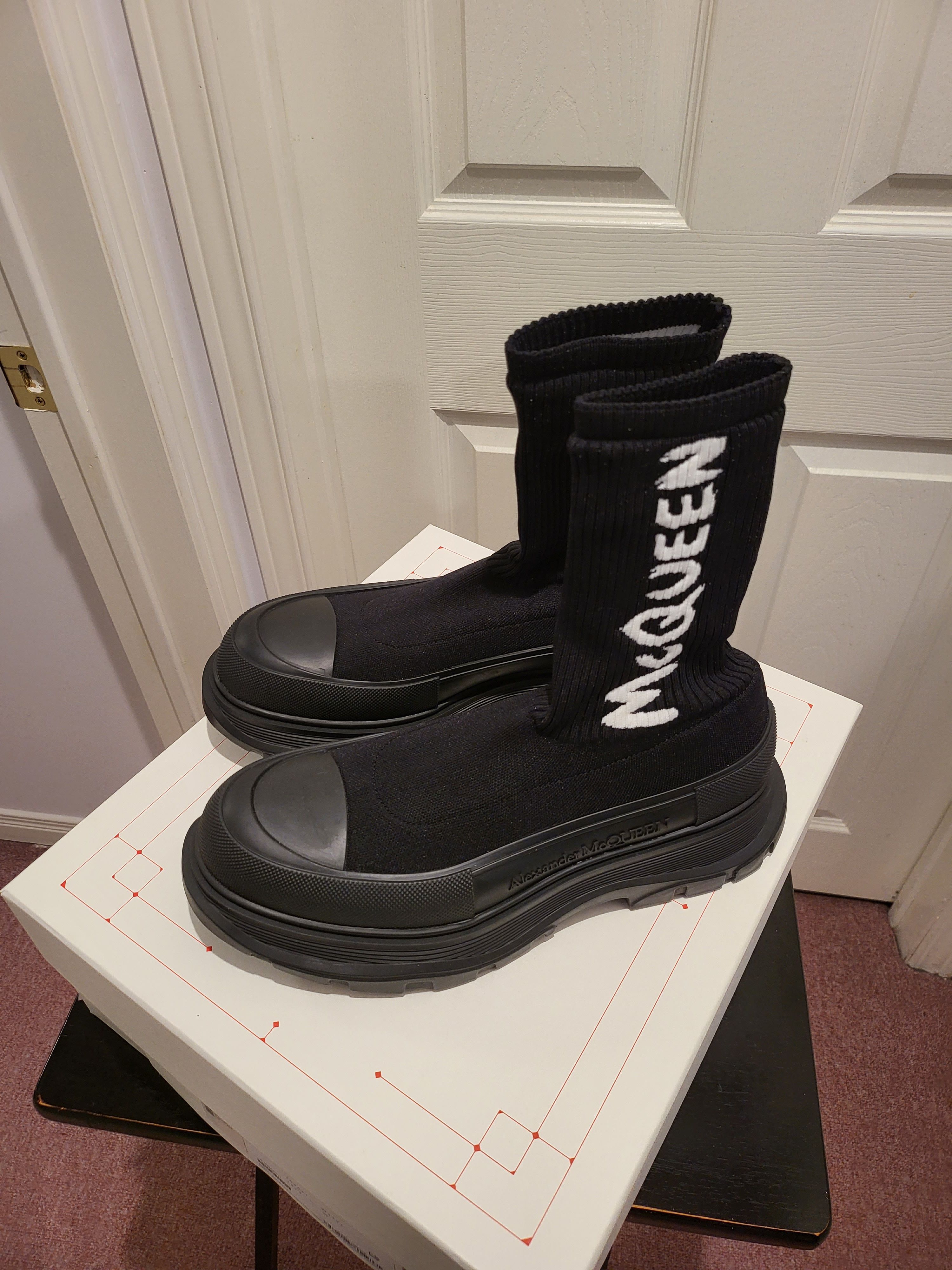 Alexander McQueen Graffiti Sock Boot Size US 10 / EU 43 - 3 Thumbnail