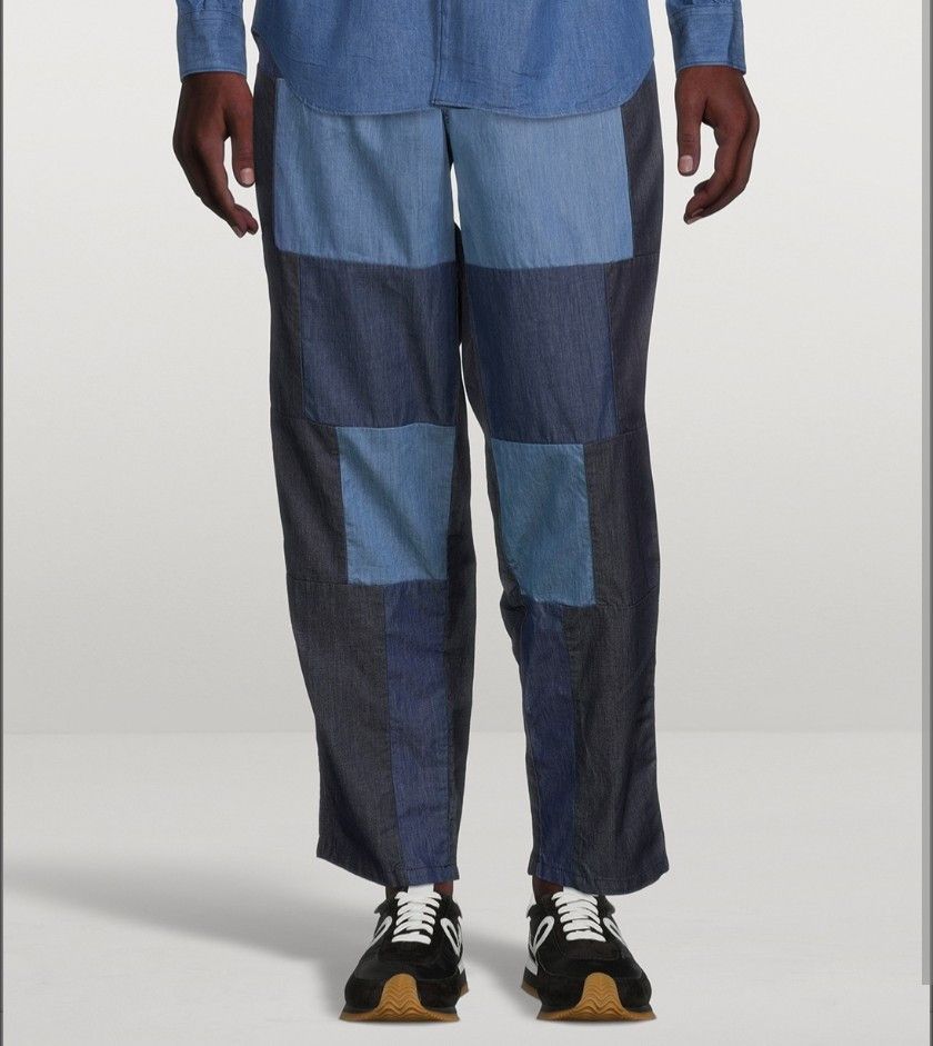 Comme des Garcons SHIRT Cotton Patchwork Pants Size US 34 / EU 50 - 2 Thumbnail