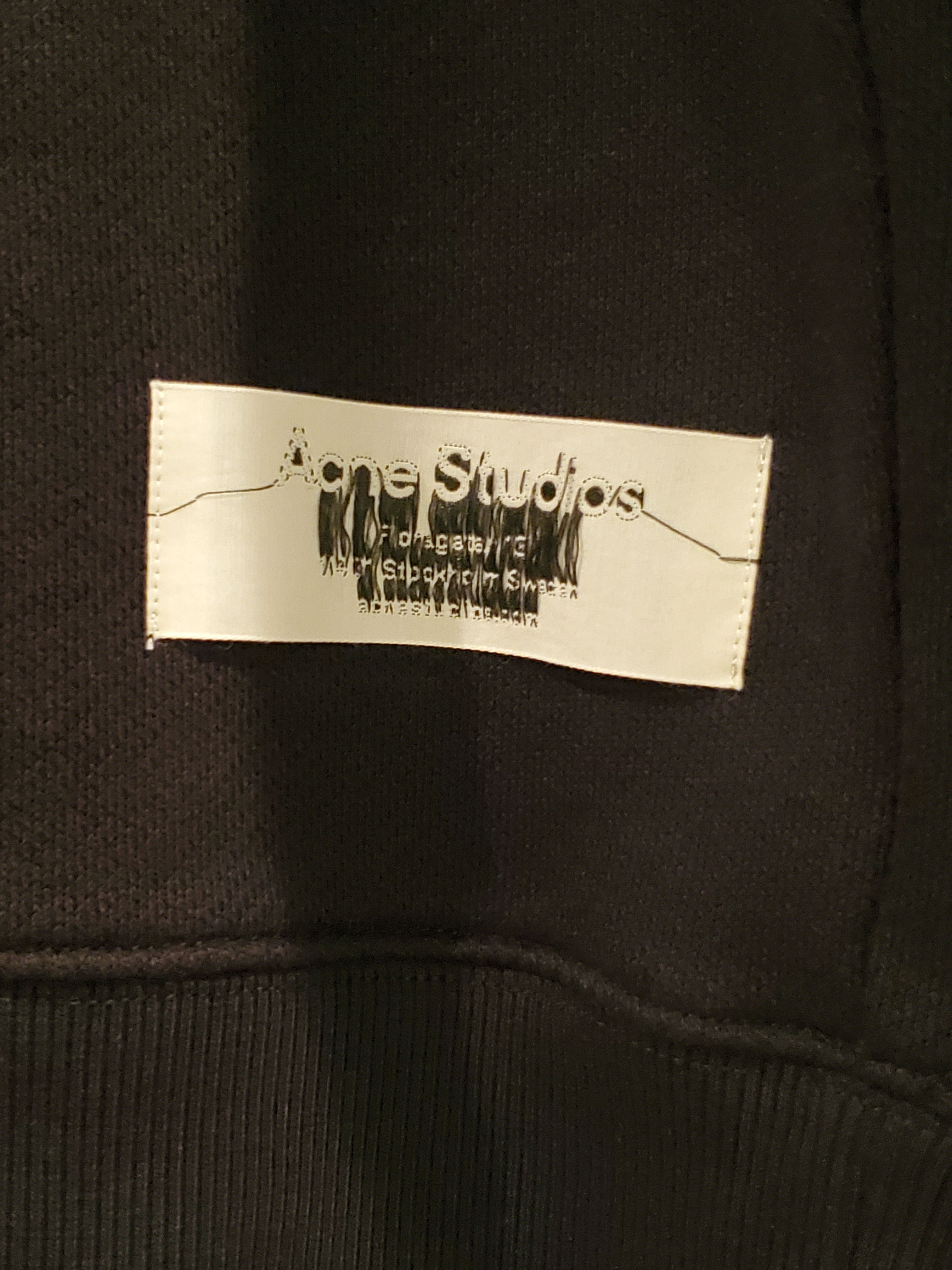 Acne Studios Finick Inverse Label Crew Sweat Size US L / EU 52-54 / 3 - 6 Thumbnail
