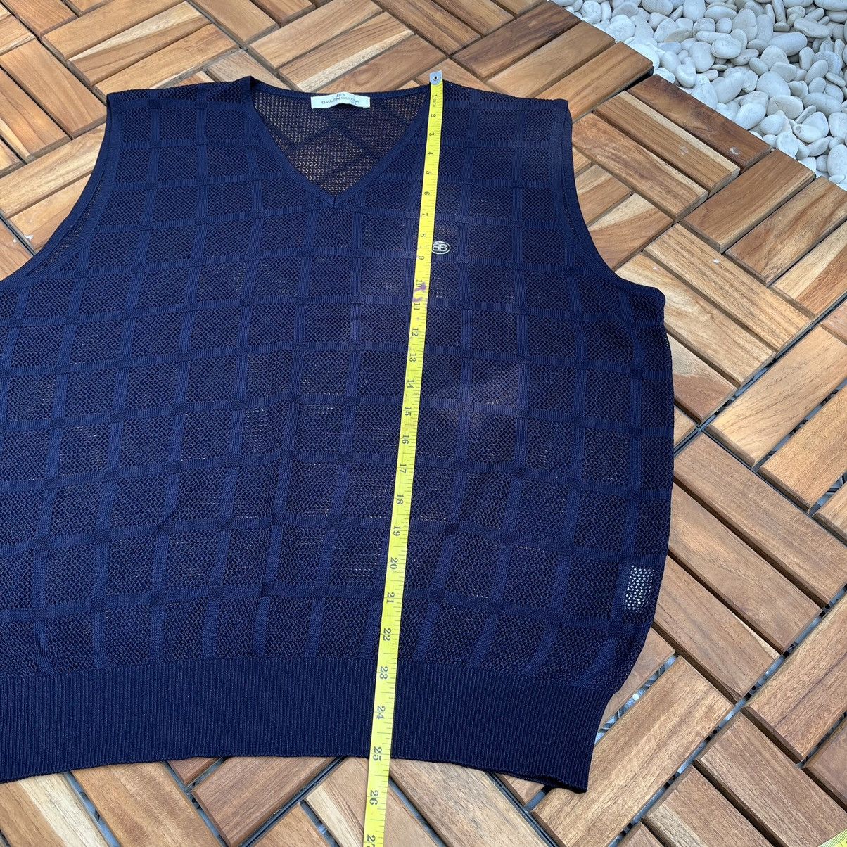 Balenciaga Authentics Vintage Vest Balenciaga Mesh Knitwear Big Logo Size US L / EU 52-54 / 3 - 8 Thumbnail