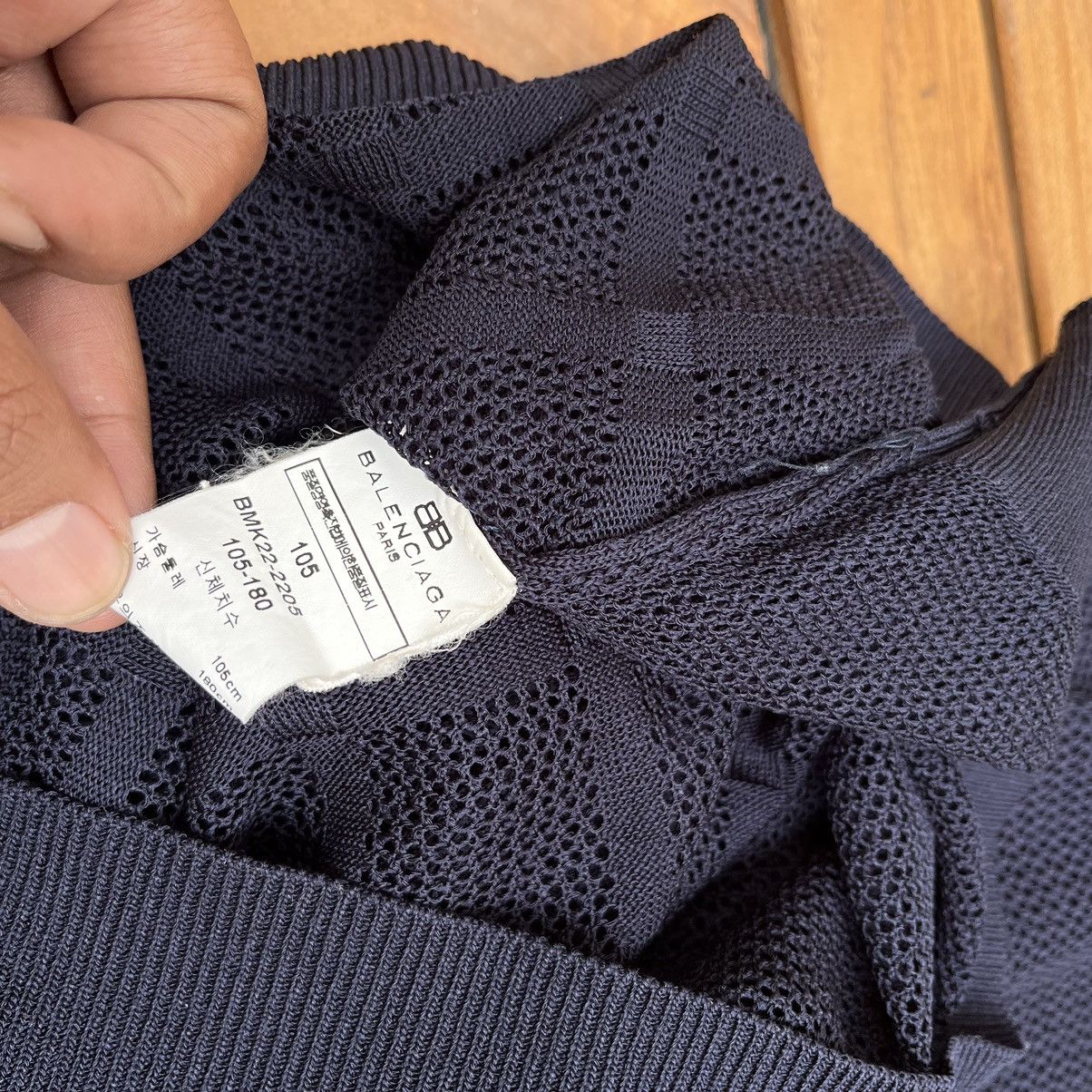 Balenciaga Authentics Vintage Vest Balenciaga Mesh Knitwear Big Logo Size US L / EU 52-54 / 3 - 4 Thumbnail