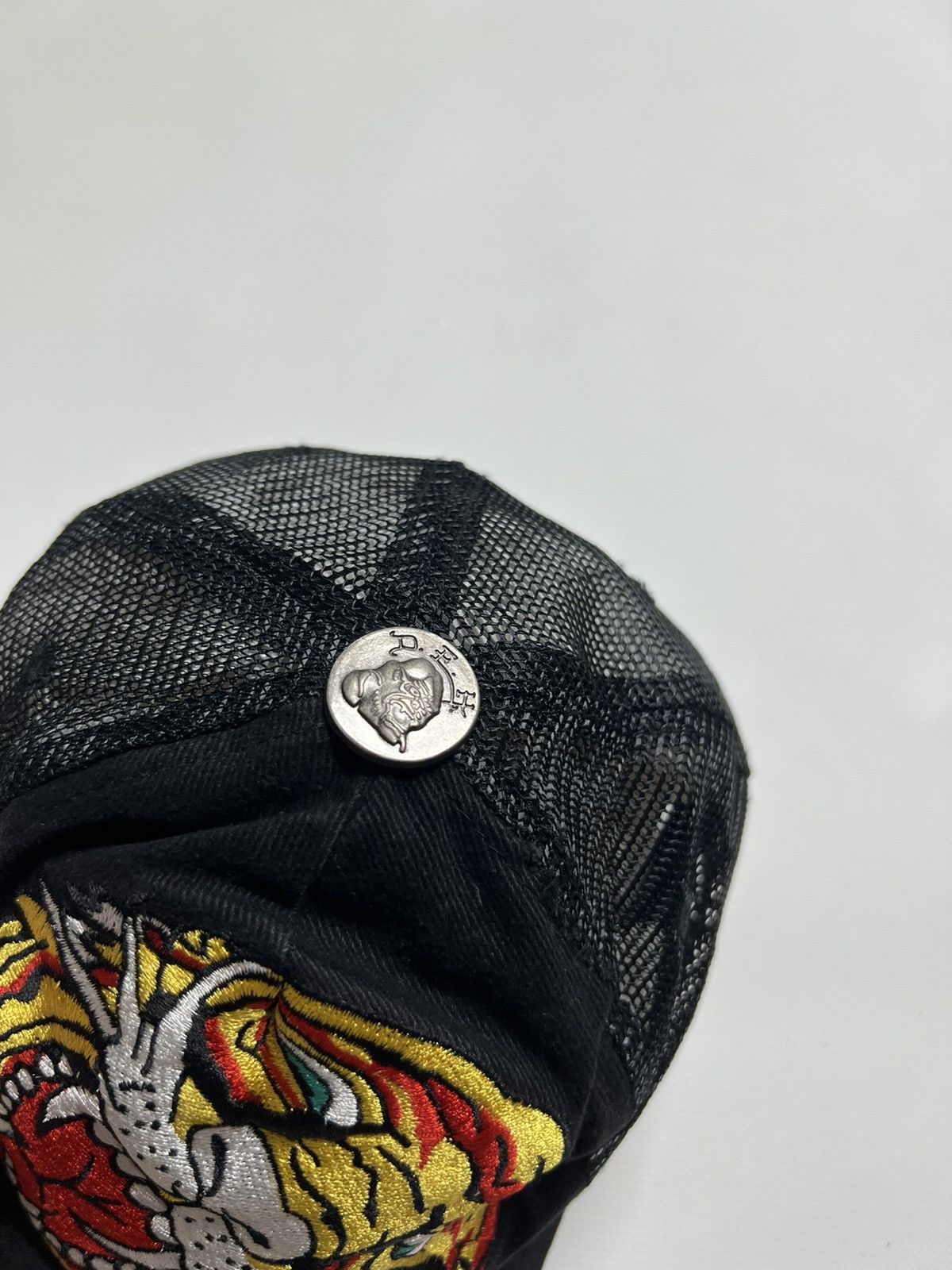 Ed Hardy Vintage Y2k Ed Hardy Rare Tiger 🐯 Big Logo Cap 00’s Size ONE SIZE - 2 Thumbnail