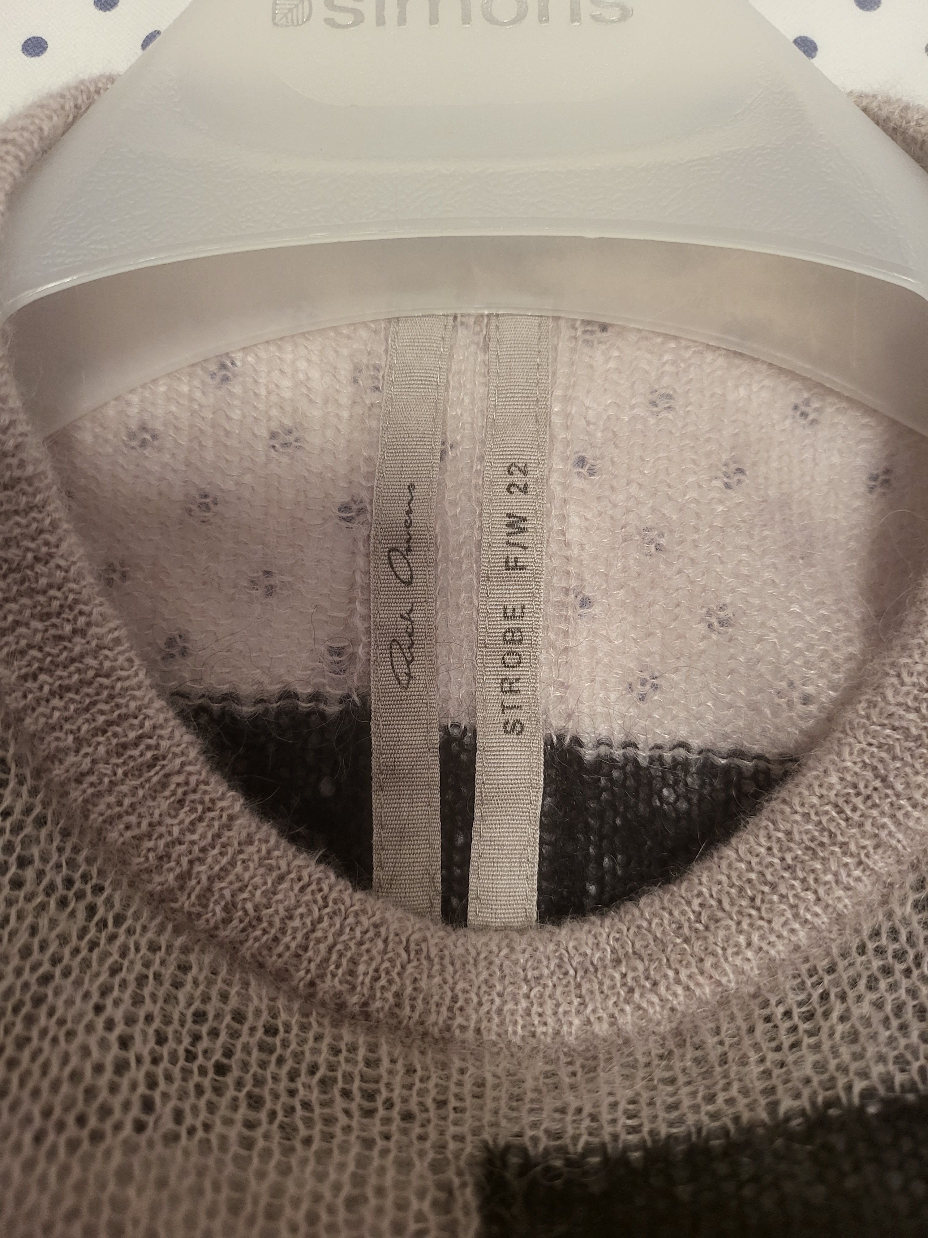 Rick Owens Strobe Biker Nylon And Mohair Wool Sweater Size US L / EU 52-54 / 3 - 6 Thumbnail
