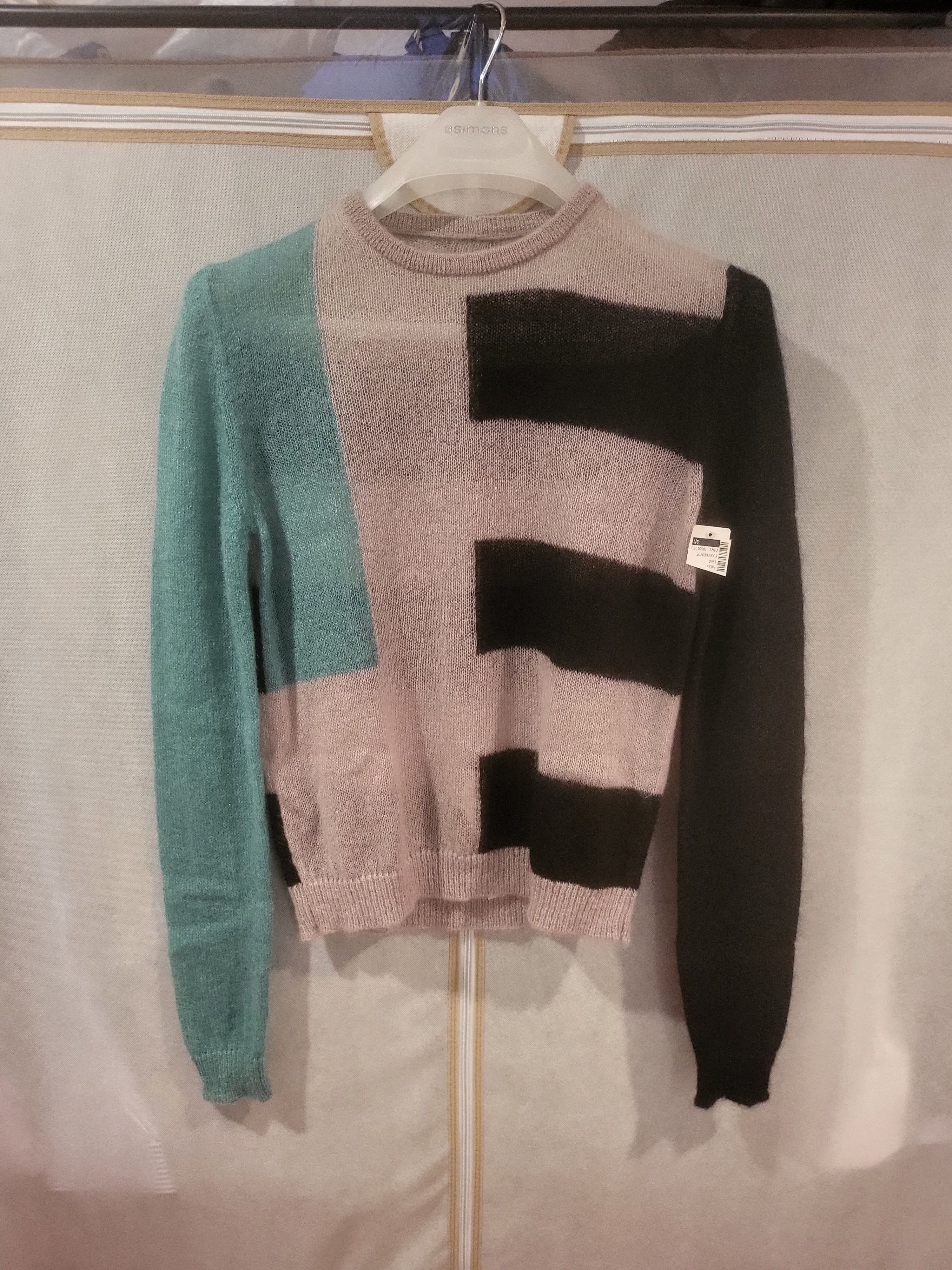 Rick Owens Strobe Biker Nylon And Mohair Wool Sweater Size US L / EU 52-54 / 3 - 4 Thumbnail