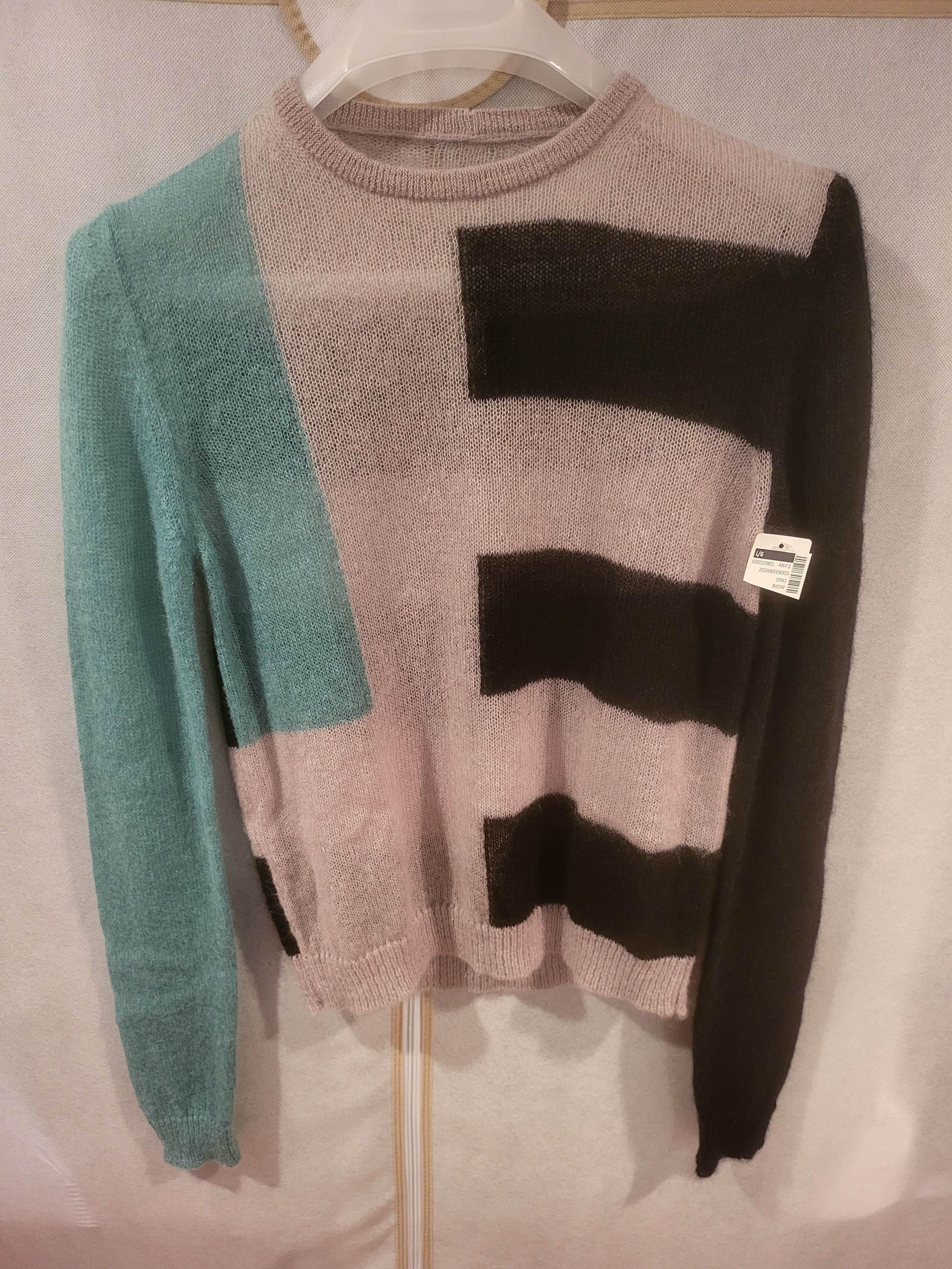 Rick Owens Strobe Biker Nylon And Mohair Wool Sweater Size US L / EU 52-54 / 3 - 5 Thumbnail