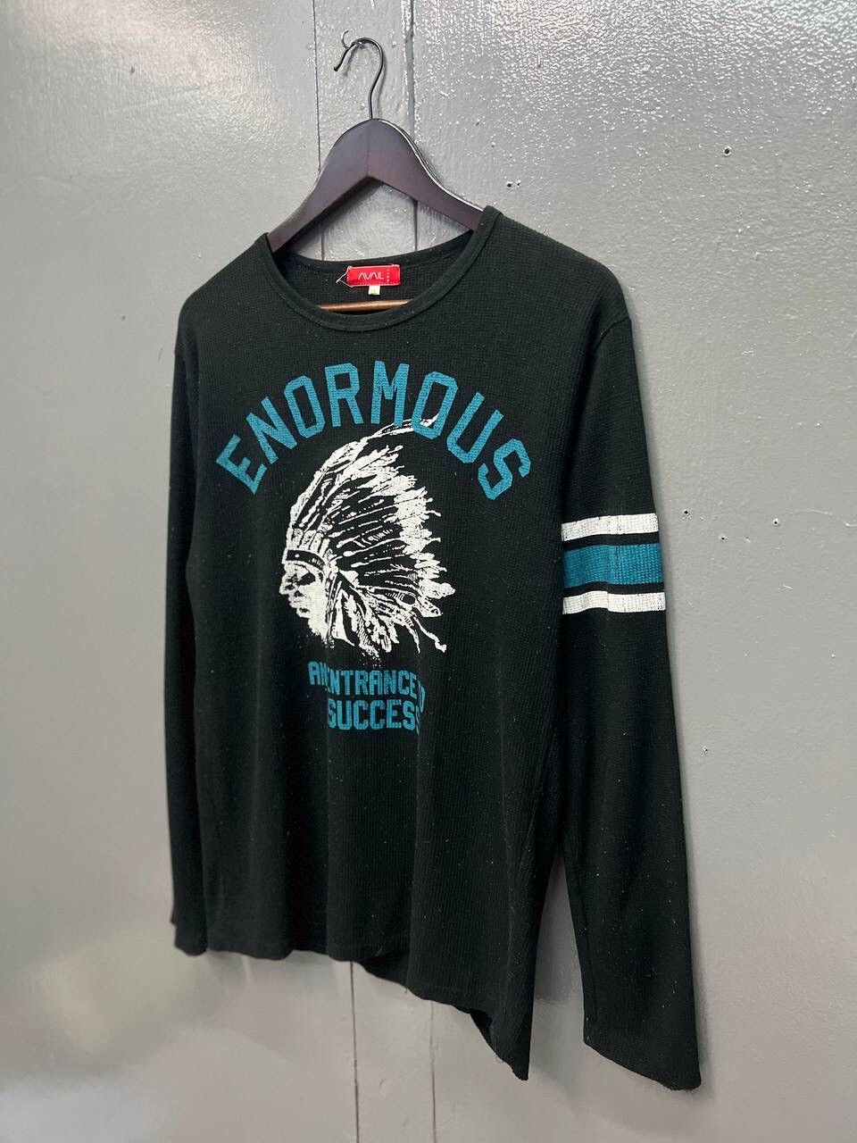Vintage ENORMOUS RED INDIAN BIG LOGO TSHIRT Size US L / EU 52-54 / 3 - 3 Thumbnail