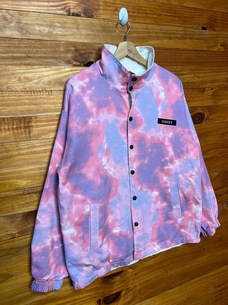Japanese Brand STREET FASHION REVERSIBLE TIE DYE JACKET Size US L / EU 52-54 / 3 - 2 Thumbnail