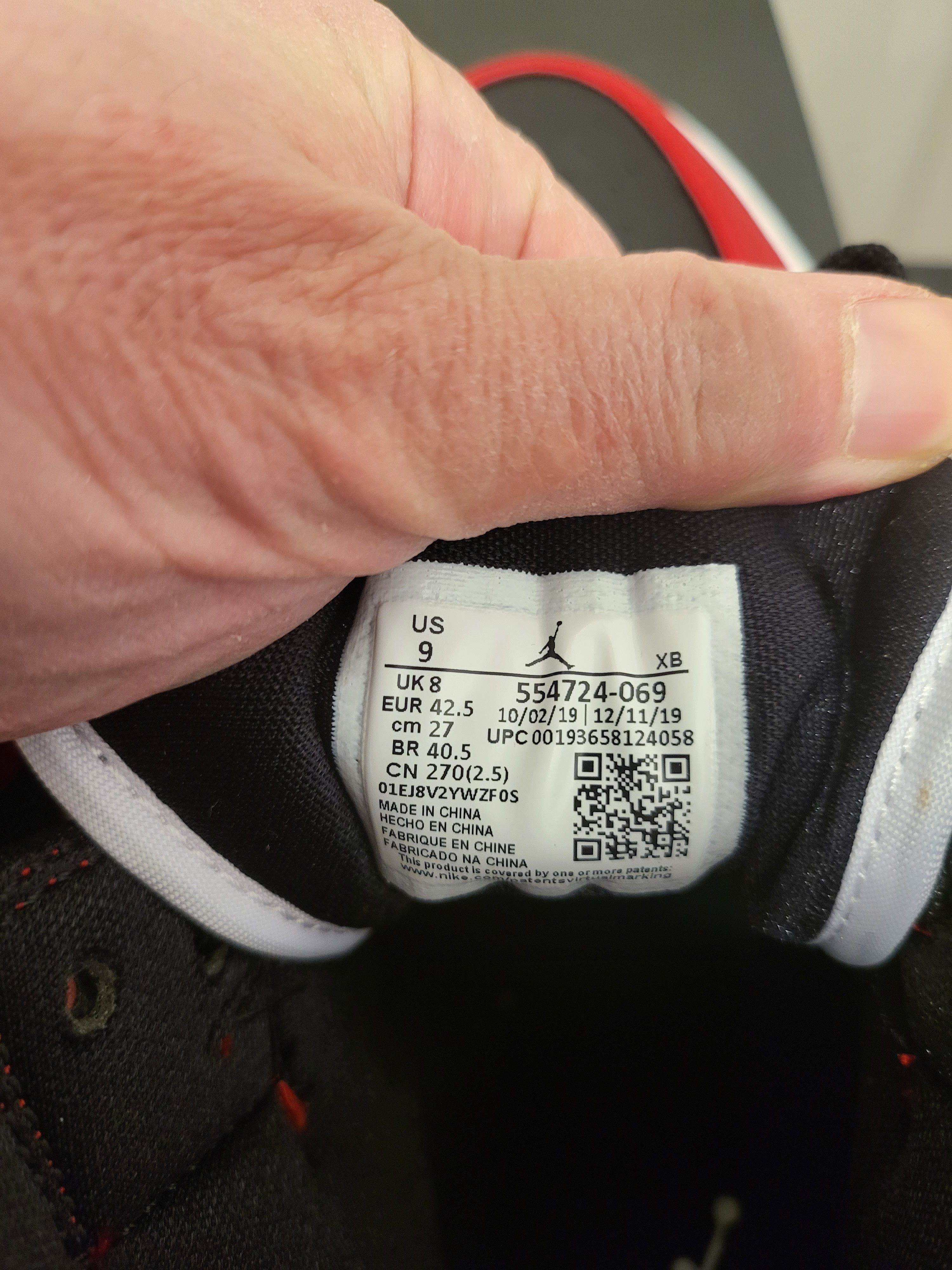 Nike Air Jordan 1 Mid Chicago Toe Size US 9 / EU 42 - 7 Thumbnail