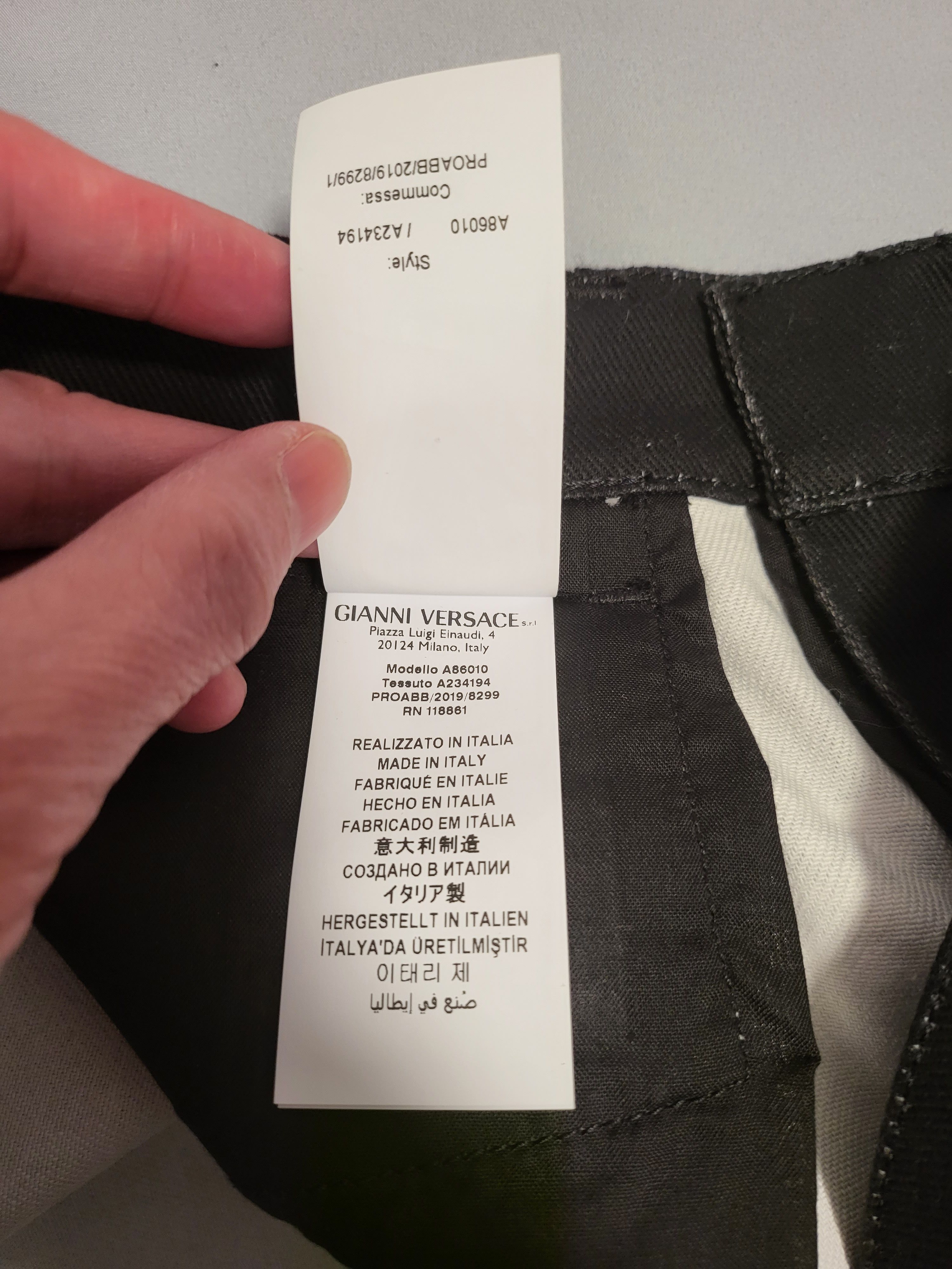 Versace 18CM Car Printed Cotton-Blend Jeans Size US 32 / EU 48 - 8 Thumbnail