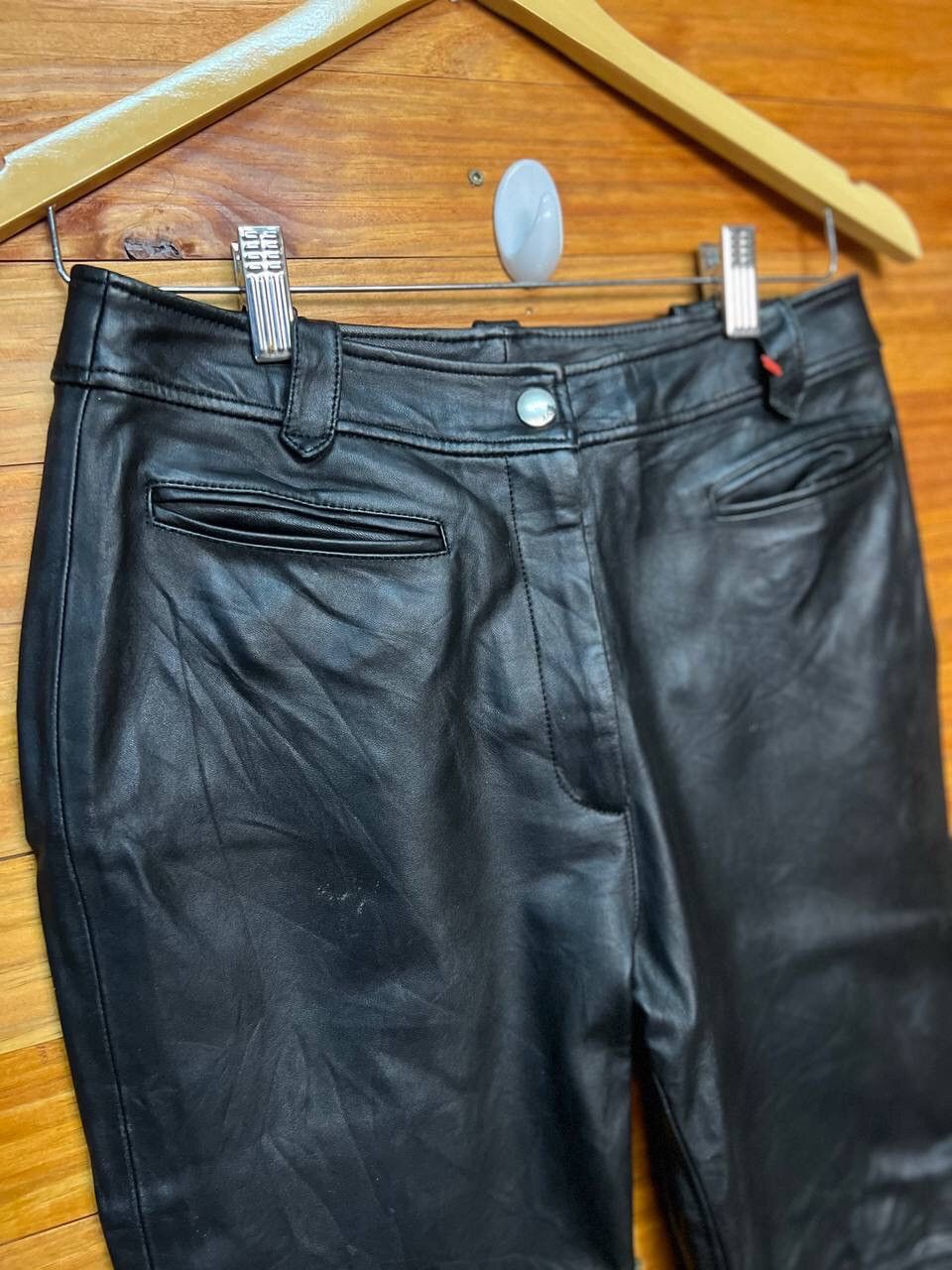 Genuine Leather × Leather CHRISTIAN AUJARD LEATHER PANTS SIZE 28 Size US 28 / EU 44 - 5 Thumbnail