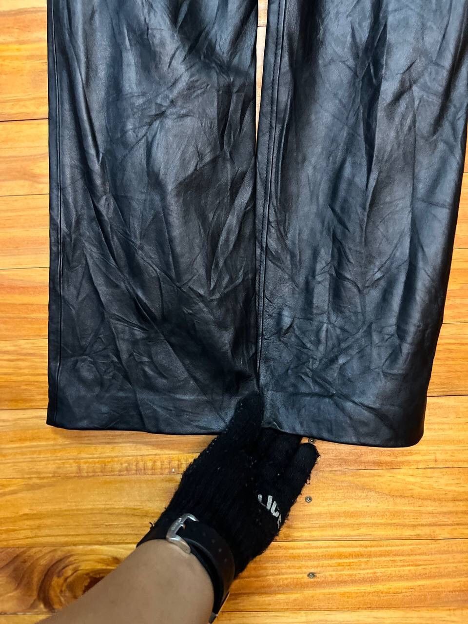 Genuine Leather × Leather CHRISTIAN AUJARD LEATHER PANTS SIZE 28 Size US 28 / EU 44 - 6 Thumbnail