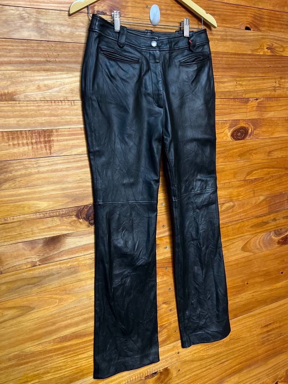 Genuine Leather × Leather CHRISTIAN AUJARD LEATHER PANTS SIZE 28 Size US 28 / EU 44 - 2 Thumbnail