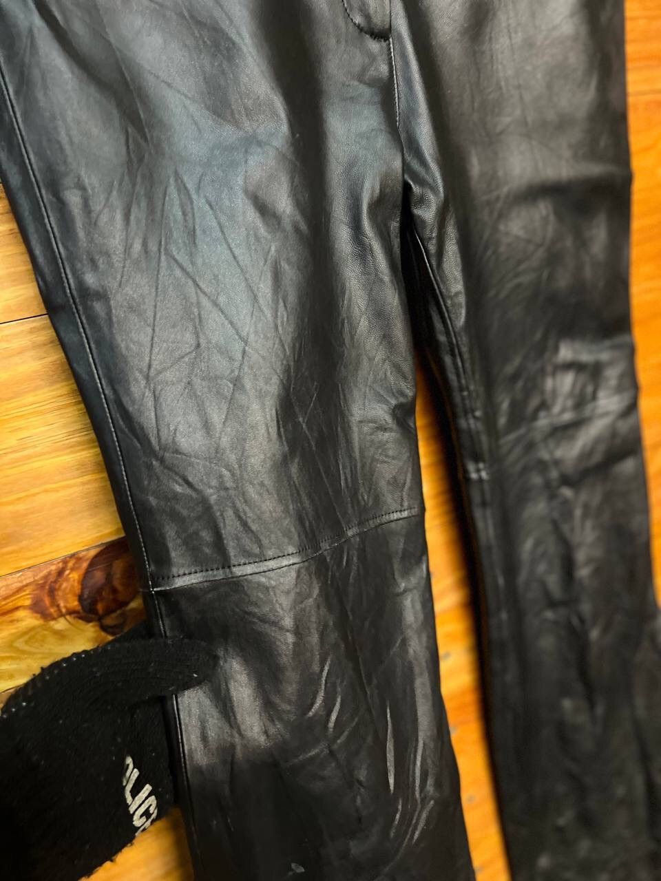 Genuine Leather × Leather CHRISTIAN AUJARD LEATHER PANTS SIZE 28 Size US 28 / EU 44 - 4 Thumbnail