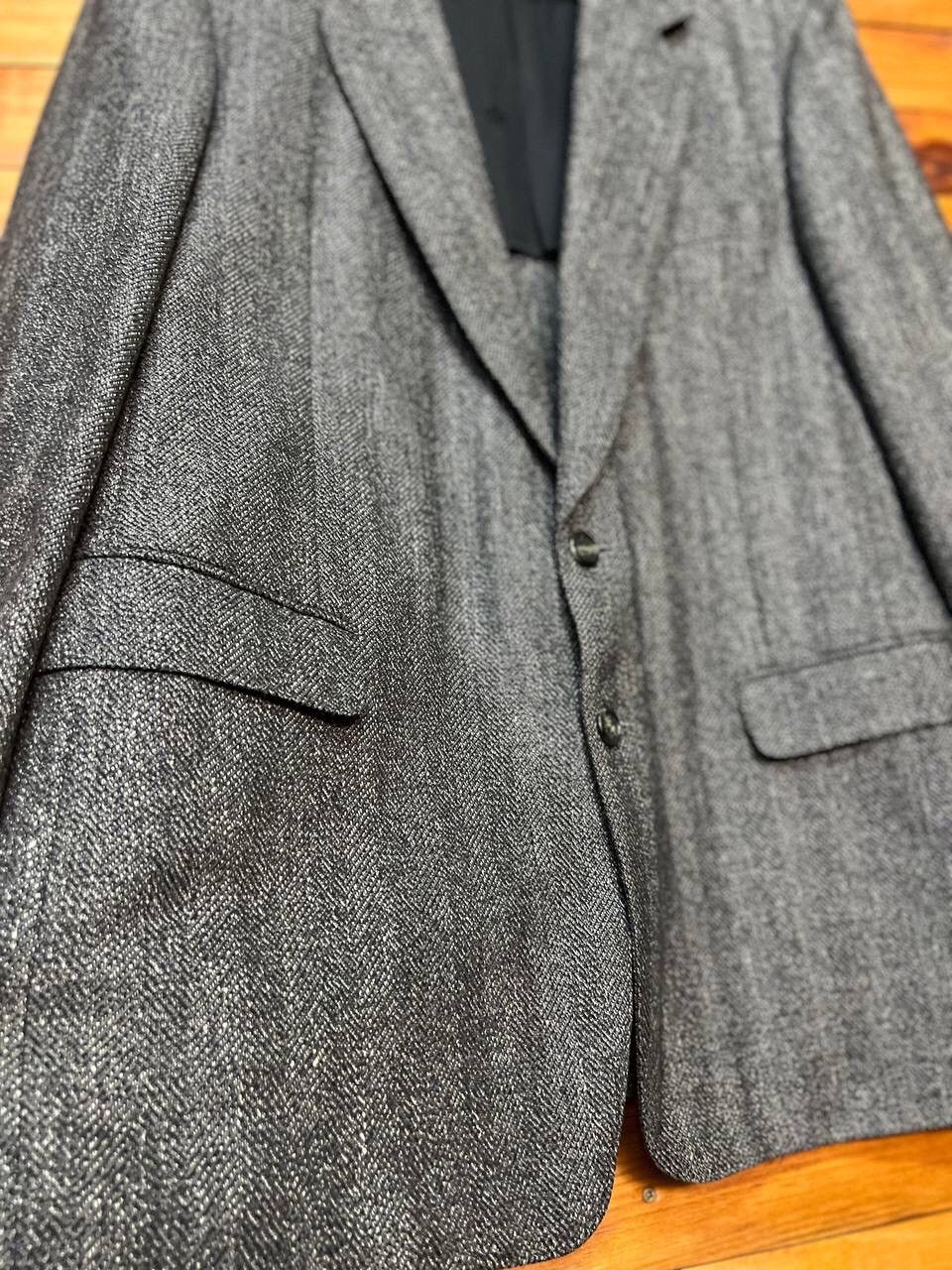 Givenchy GIVENCHY WOOL FISHBONE DESIGN BLAZERS Size 46R - 12 Thumbnail