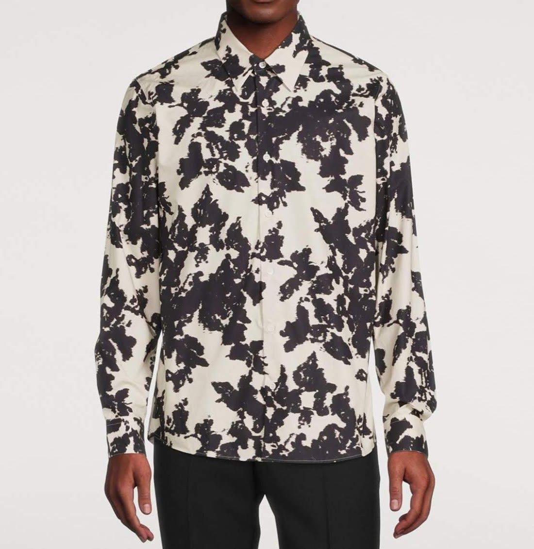 Dries Van Noten Curle Printed Long-Sleeve Shirt Size US M / EU 48-50 / 2 - 2 Thumbnail