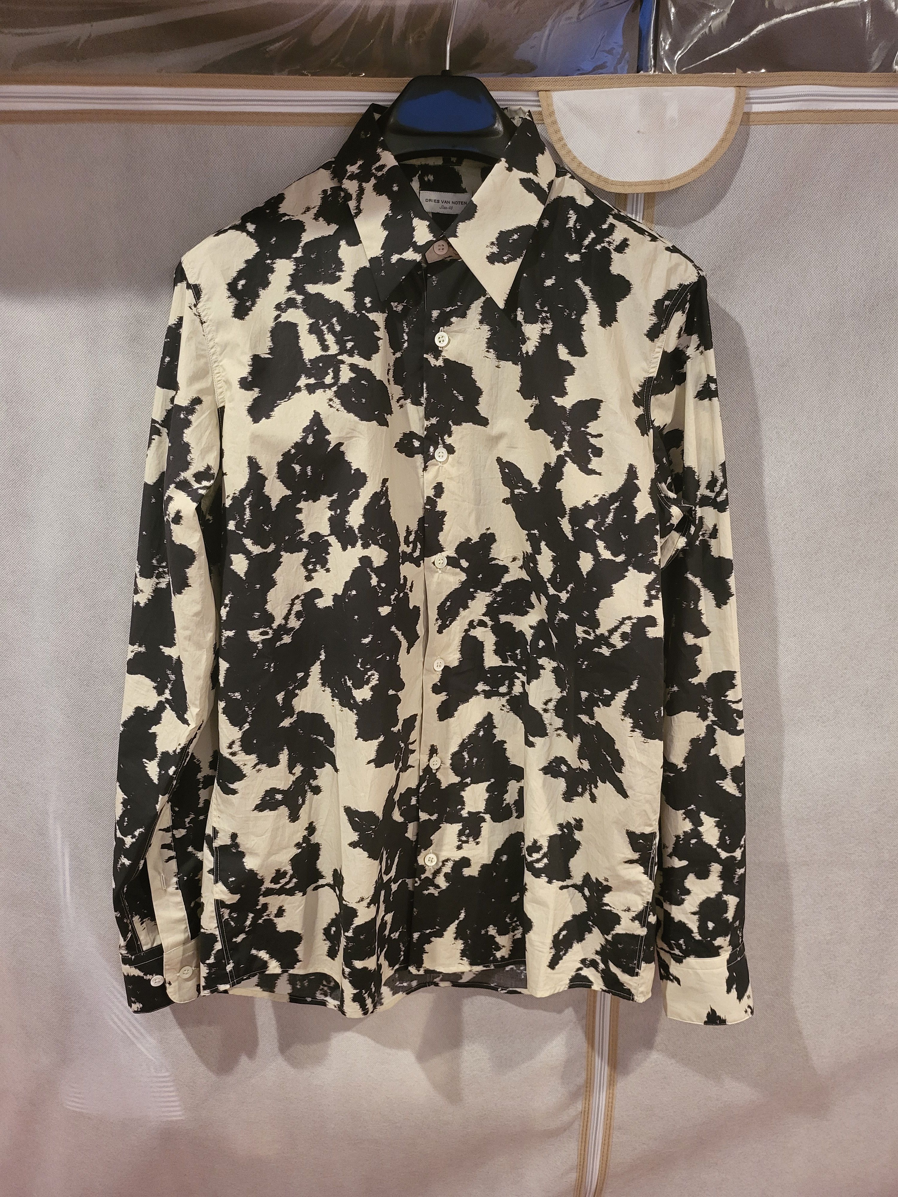 Dries Van Noten Curle Printed Long-Sleeve Shirt Size US M / EU 48-50 / 2 - 4 Thumbnail