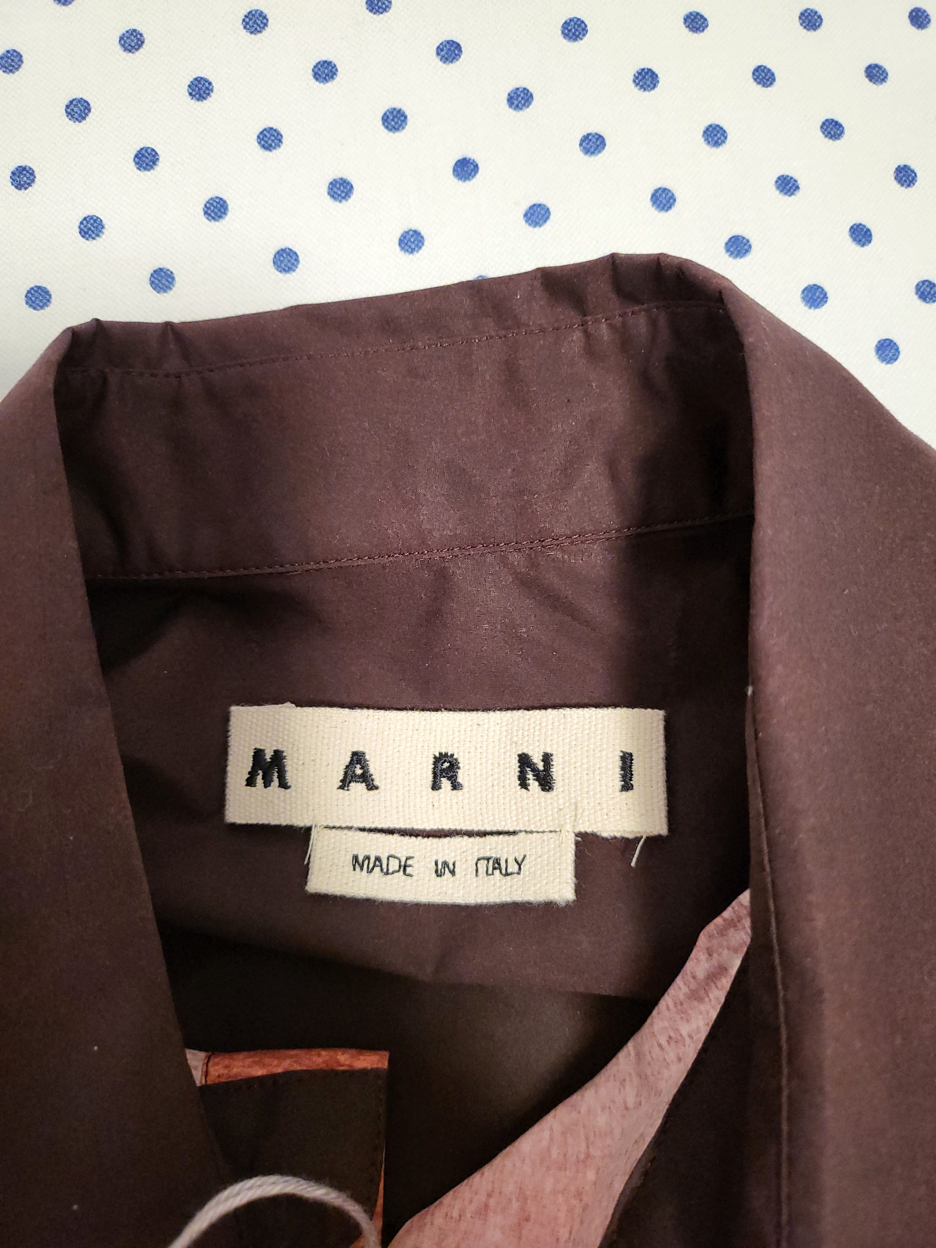 Marni Treasure Print Cotton Shirt Size US L / EU 52-54 / 3 - 6 Thumbnail