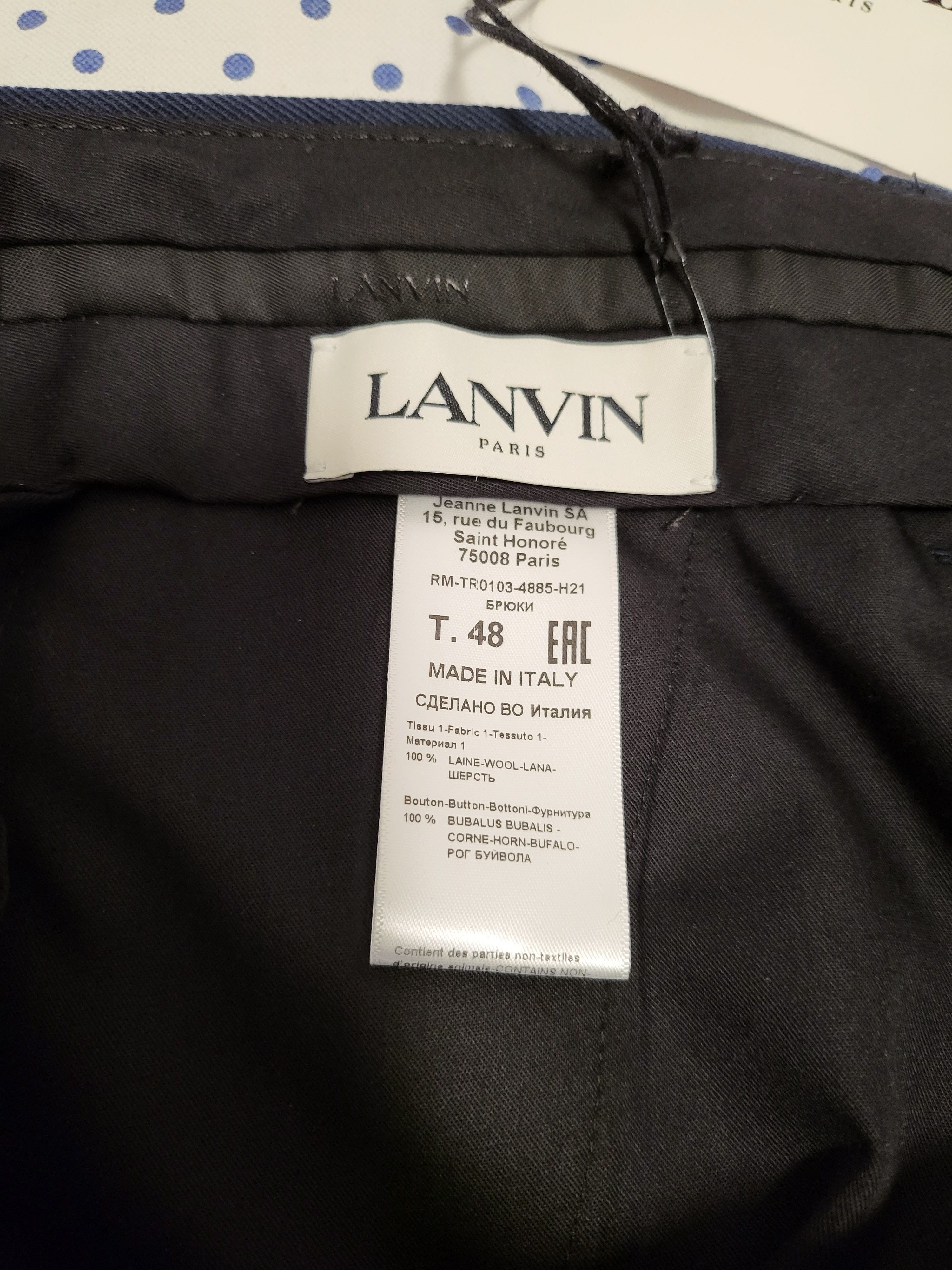 Lanvin Twill Wide Leg Pants Size US 32 / EU 48 - 5 Thumbnail