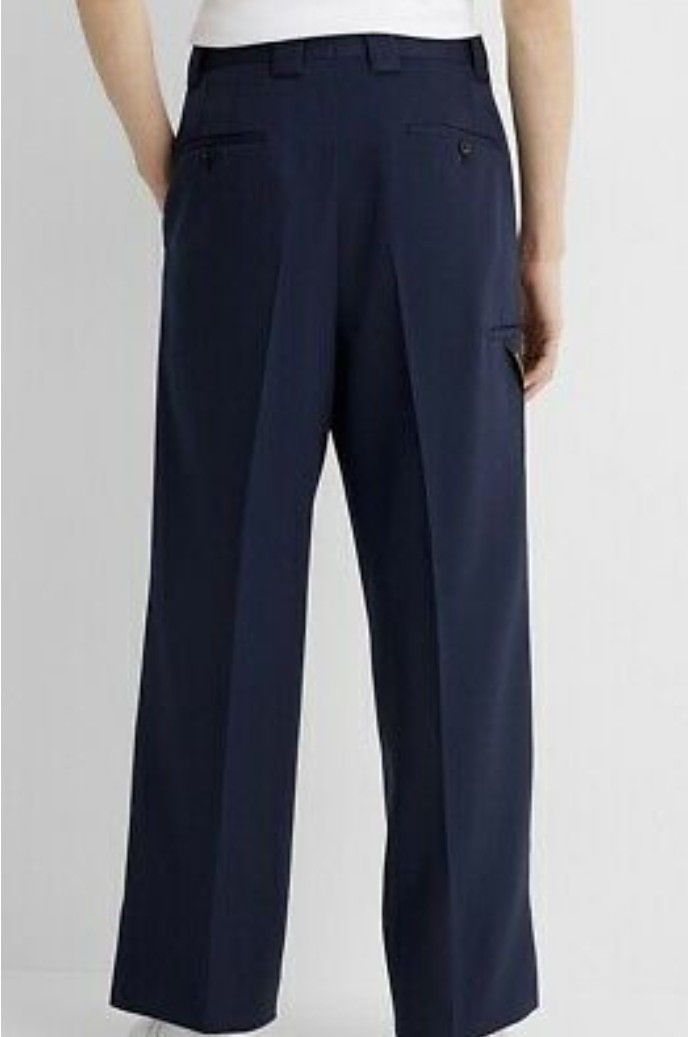 Lanvin Twill Wide Leg Pants Size US 32 / EU 48 - 2 Thumbnail
