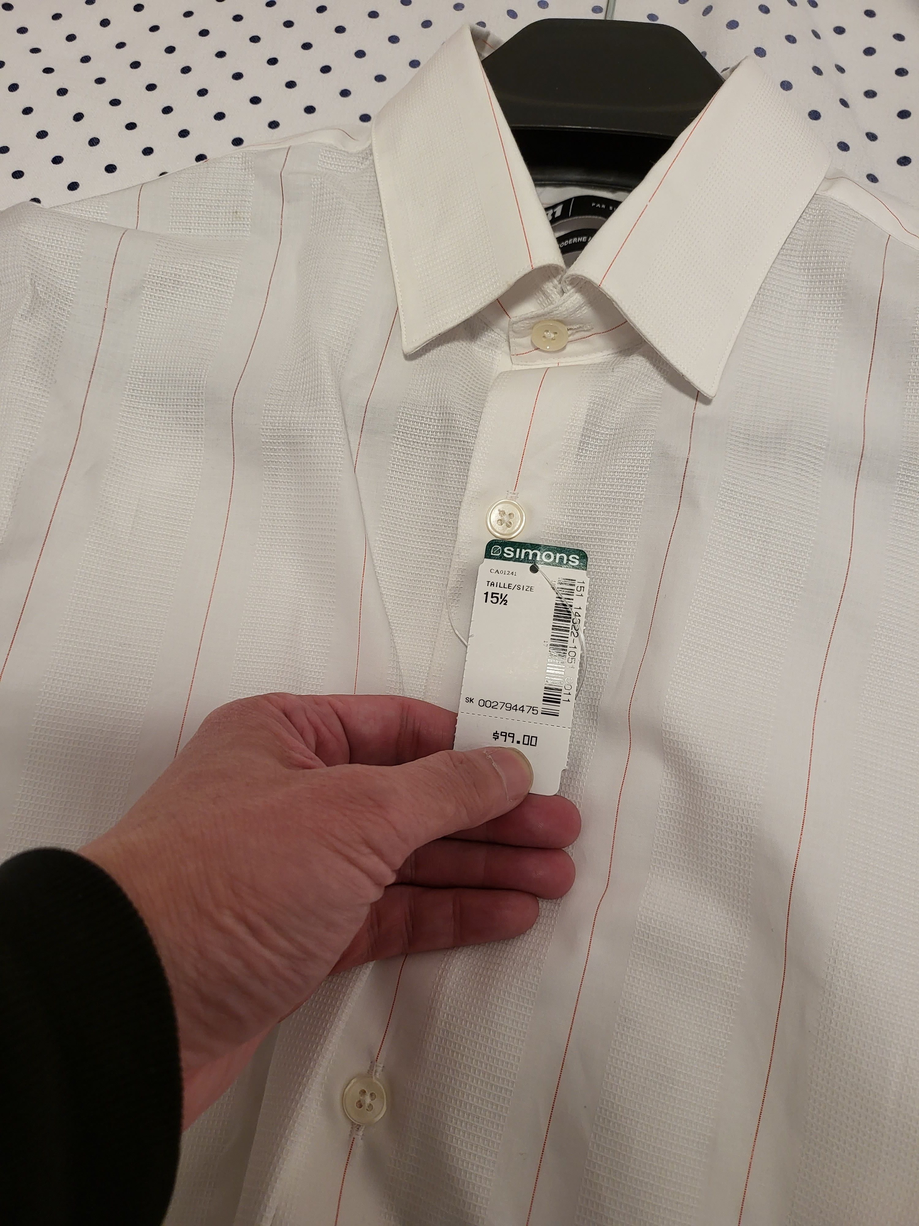 Other Striped Tailored Shirt Size 38R - 8 Thumbnail