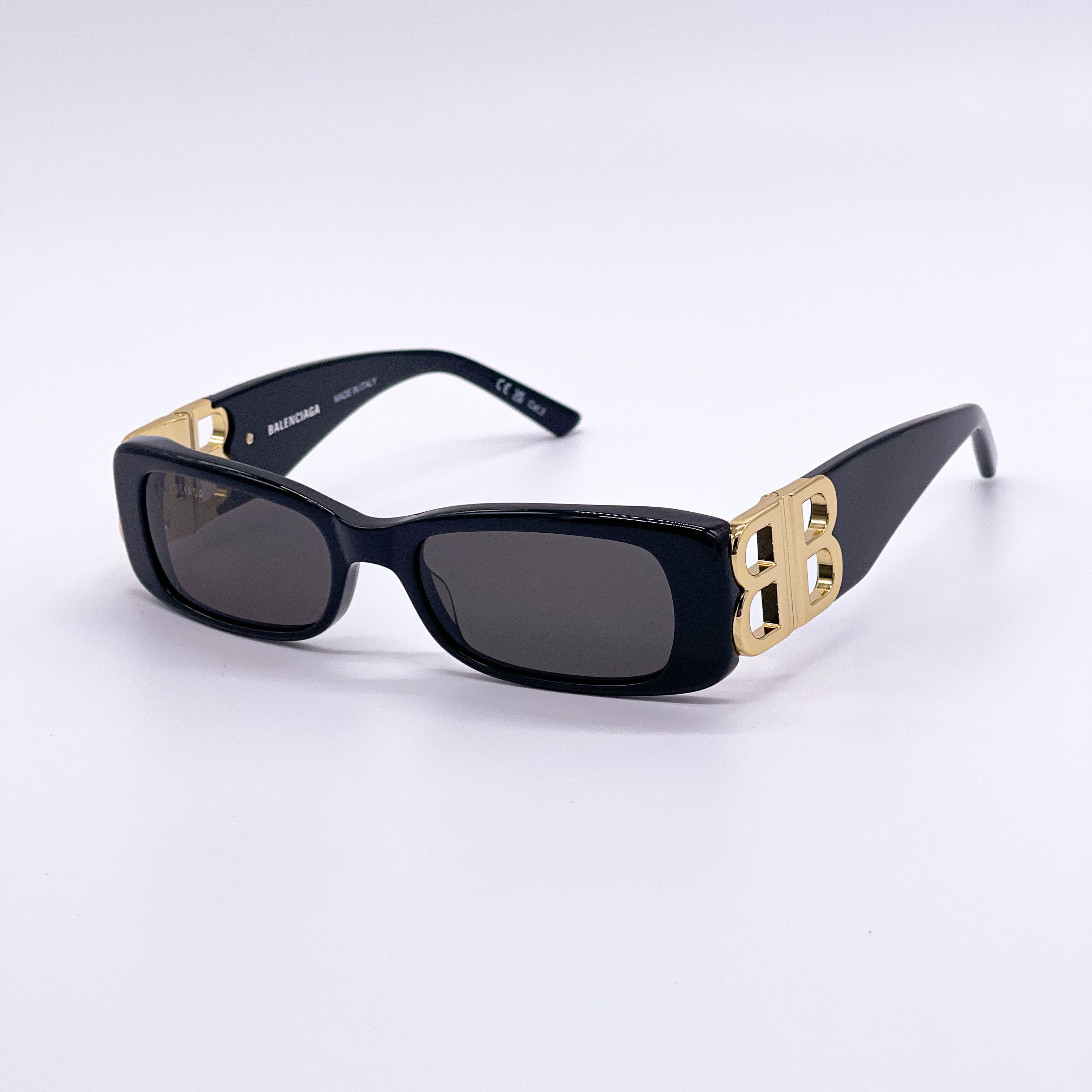 image of New Balenciaga Bb0096S 001 Black Unisex Sunglasses, Men's