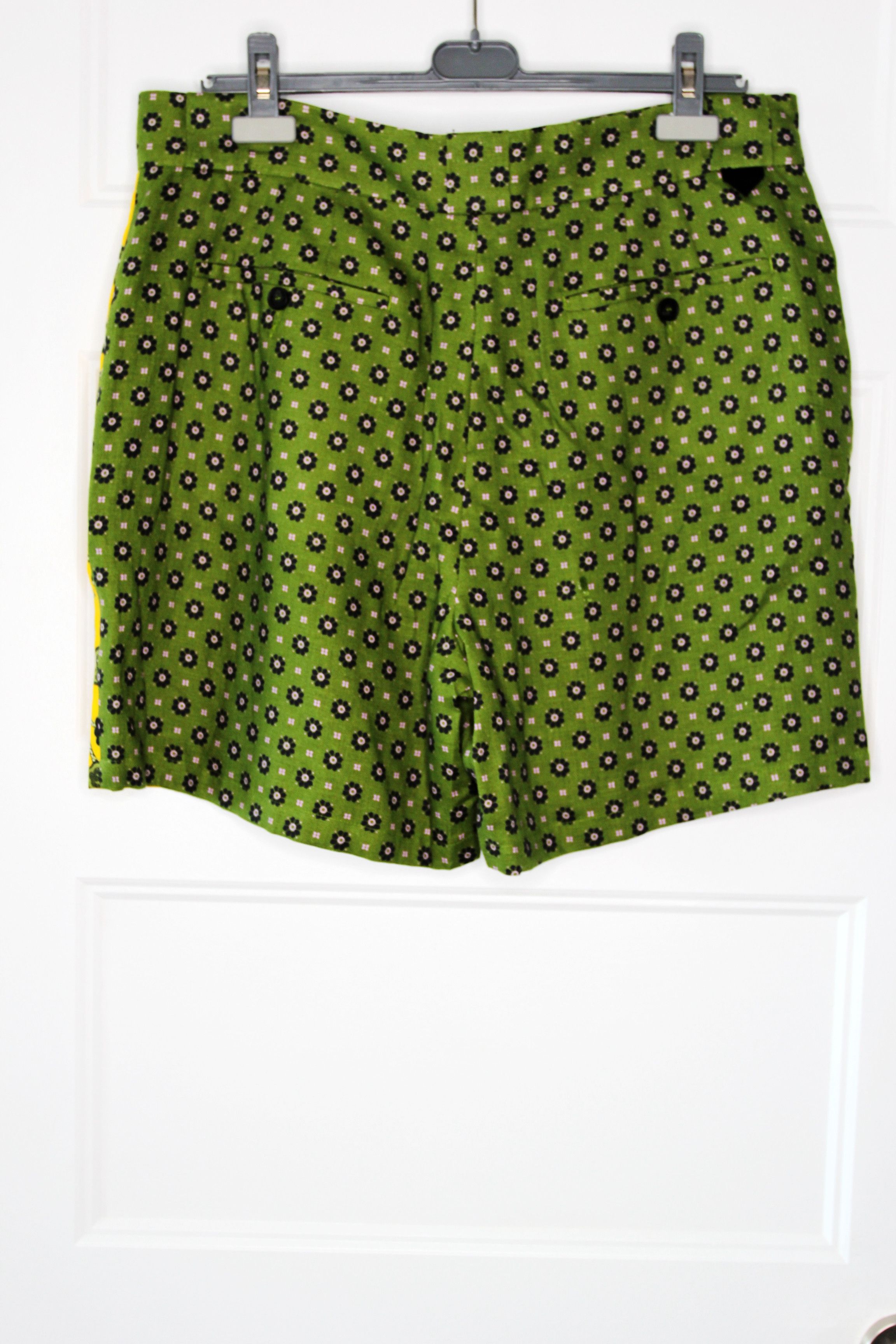 Erdem BNWT SS23 ERDEM LUCAS PATCHWORK PAISLEY LINEN SHORTS 50 Size US 34 / EU 50 - 3 Thumbnail