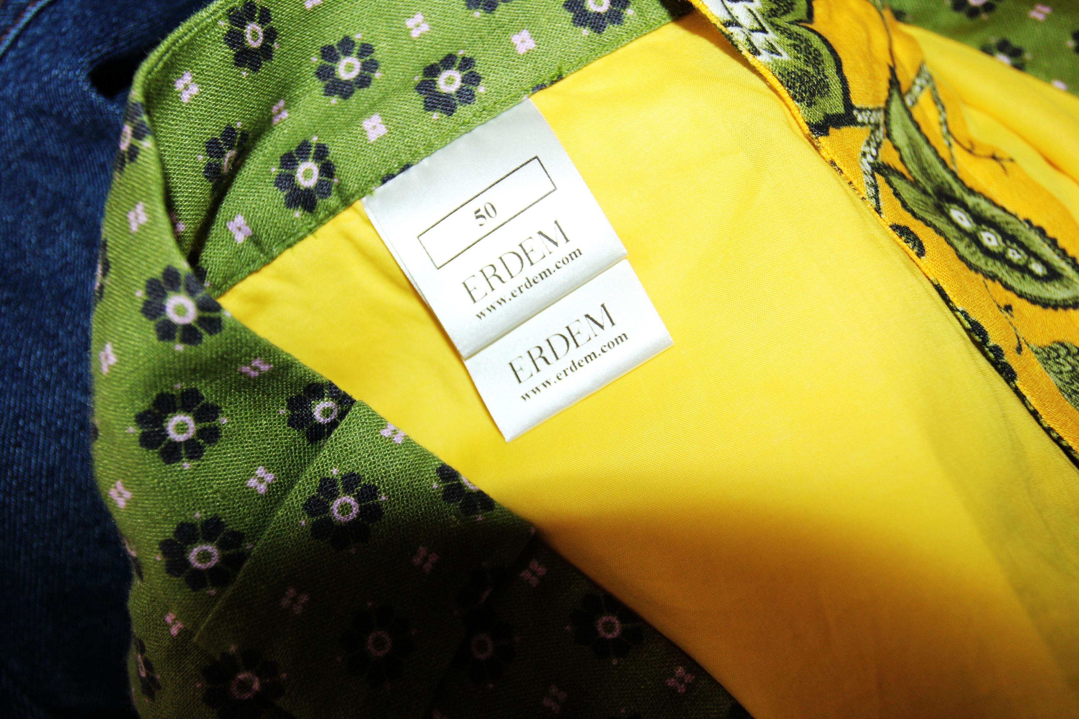 Erdem BNWT SS23 ERDEM LUCAS PATCHWORK PAISLEY LINEN SHORTS 50 Size US 34 / EU 50 - 10 Thumbnail