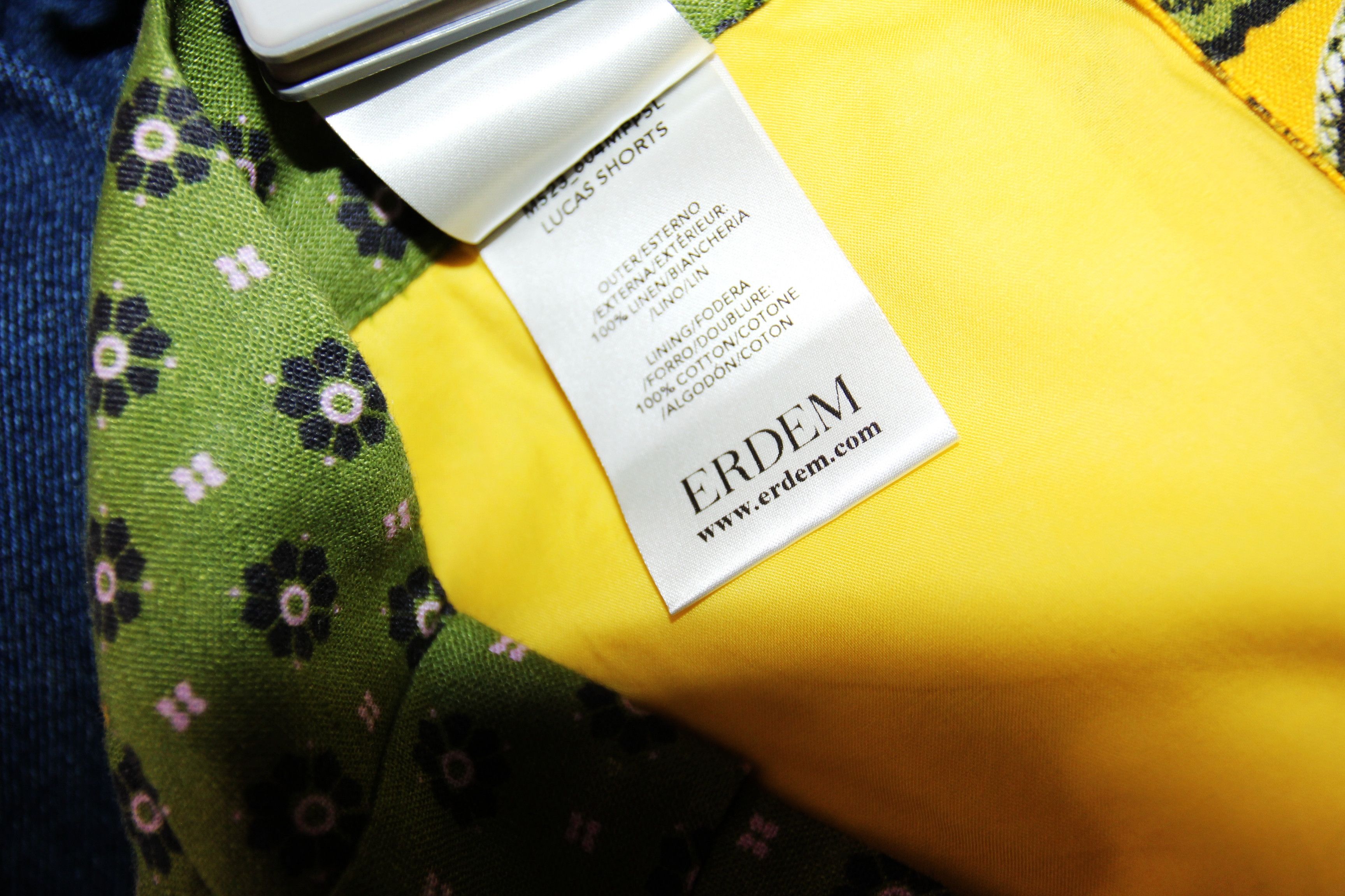 Erdem BNWT SS23 ERDEM LUCAS PATCHWORK PAISLEY LINEN SHORTS 50 Size US 34 / EU 50 - 9 Thumbnail
