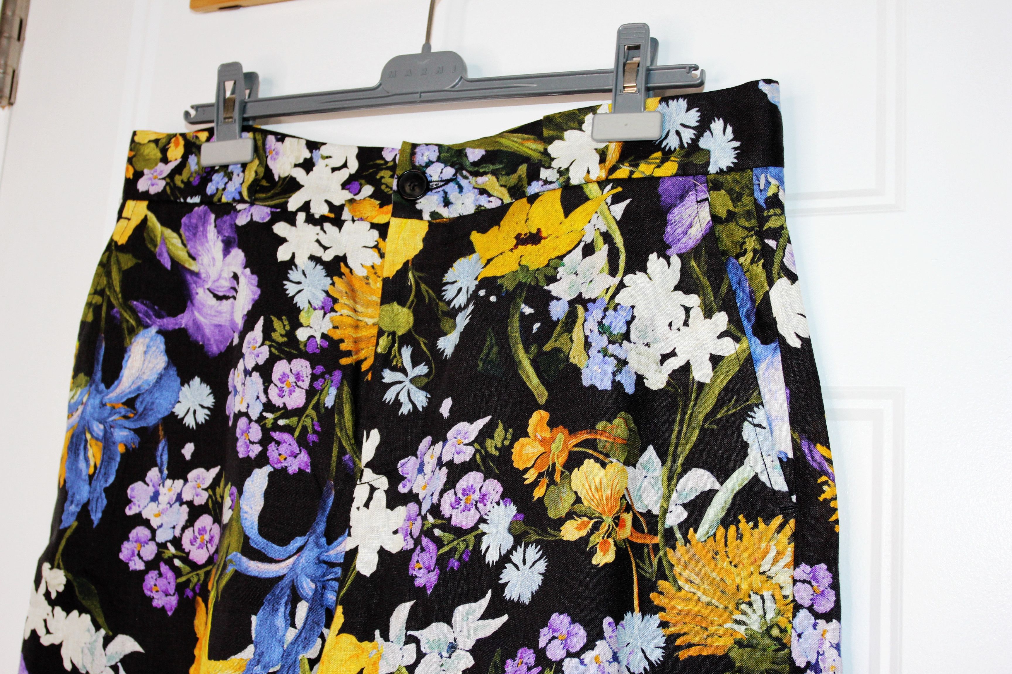 Erdem BNWT SS23 ERDEM MILES CEDRIC GARDEN FLORAL LINEN SHORTS 48 Size US 32 / EU 48 - 4 Thumbnail
