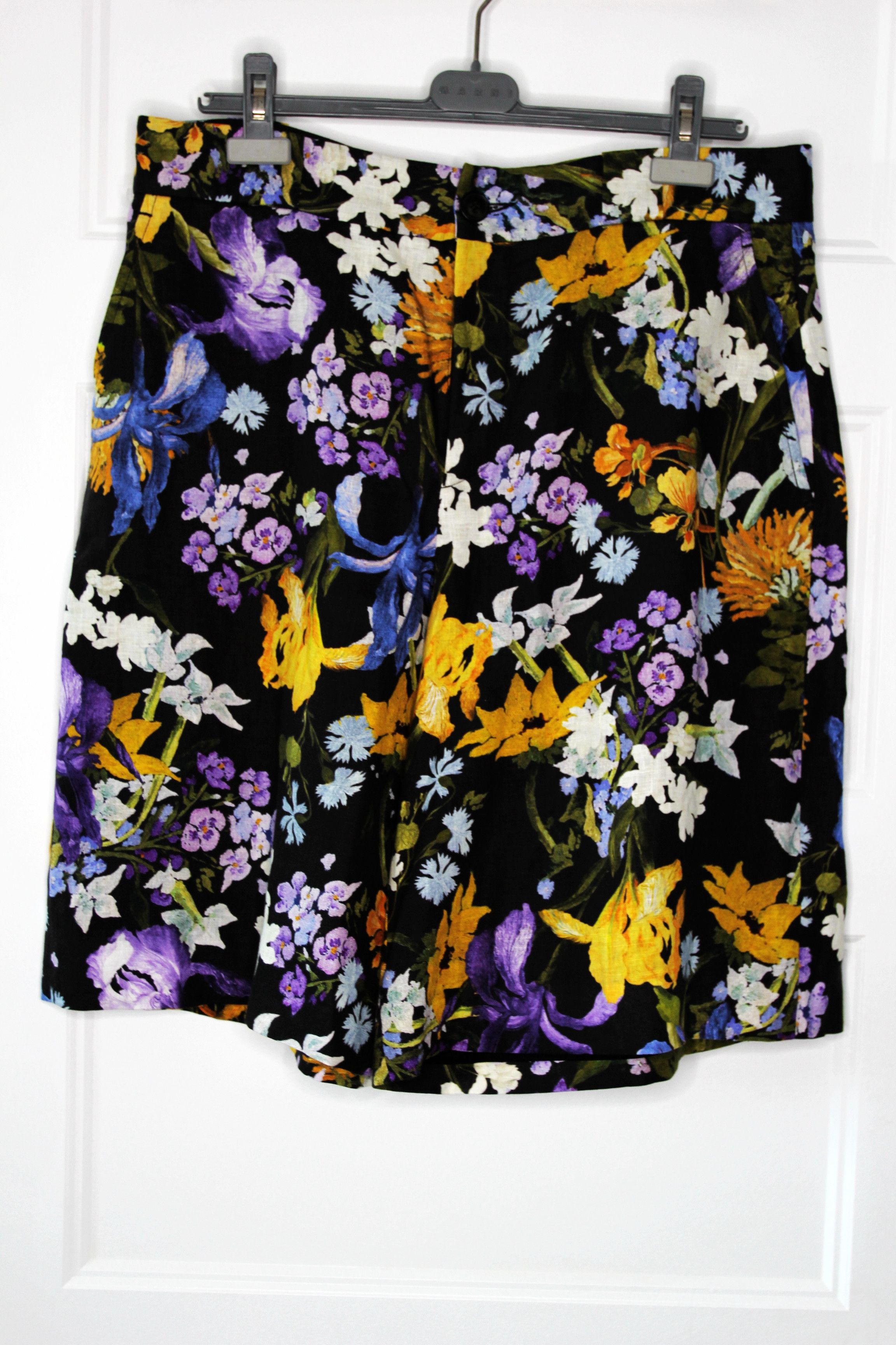 Erdem BNWT SS23 ERDEM MILES CEDRIC GARDEN FLORAL LINEN SHORTS 48 Size US 32 / EU 48 - 2 Thumbnail