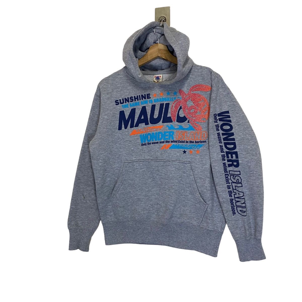 Quiksilver × Vintage Vintage 90s Mauloa Big Logo Pullover Hoodies Size M Size US S / EU 44-46 / 1 - 3 Thumbnail