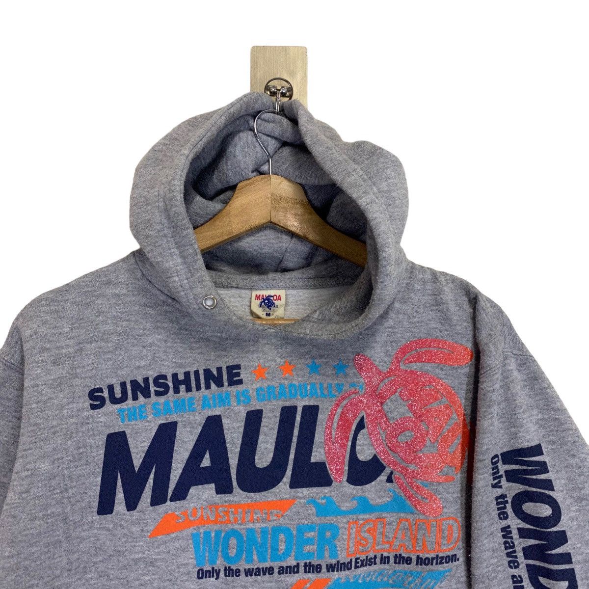 Quiksilver × Vintage Vintage 90s Mauloa Big Logo Pullover Hoodies Size M Size US S / EU 44-46 / 1 - 4 Thumbnail