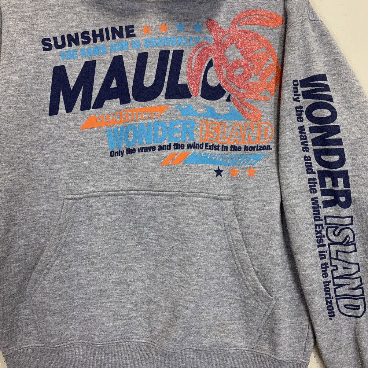 Quiksilver × Vintage Vintage 90s Mauloa Big Logo Pullover Hoodies Size M Size US S / EU 44-46 / 1 - 5 Thumbnail