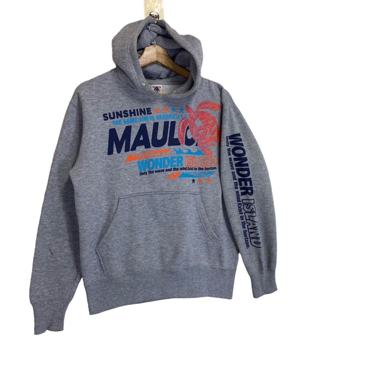 Quiksilver × Vintage Vintage 90s Mauloa Big Logo Pullover Hoodies Size M Size US S / EU 44-46 / 1 - 2 Thumbnail
