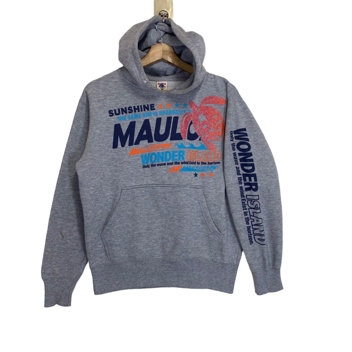 Quiksilver × Vintage Vintage 90s Mauloa Big Logo Pullover Hoodies Size M Size US S / EU 44-46 / 1 - 1 Thumbnail