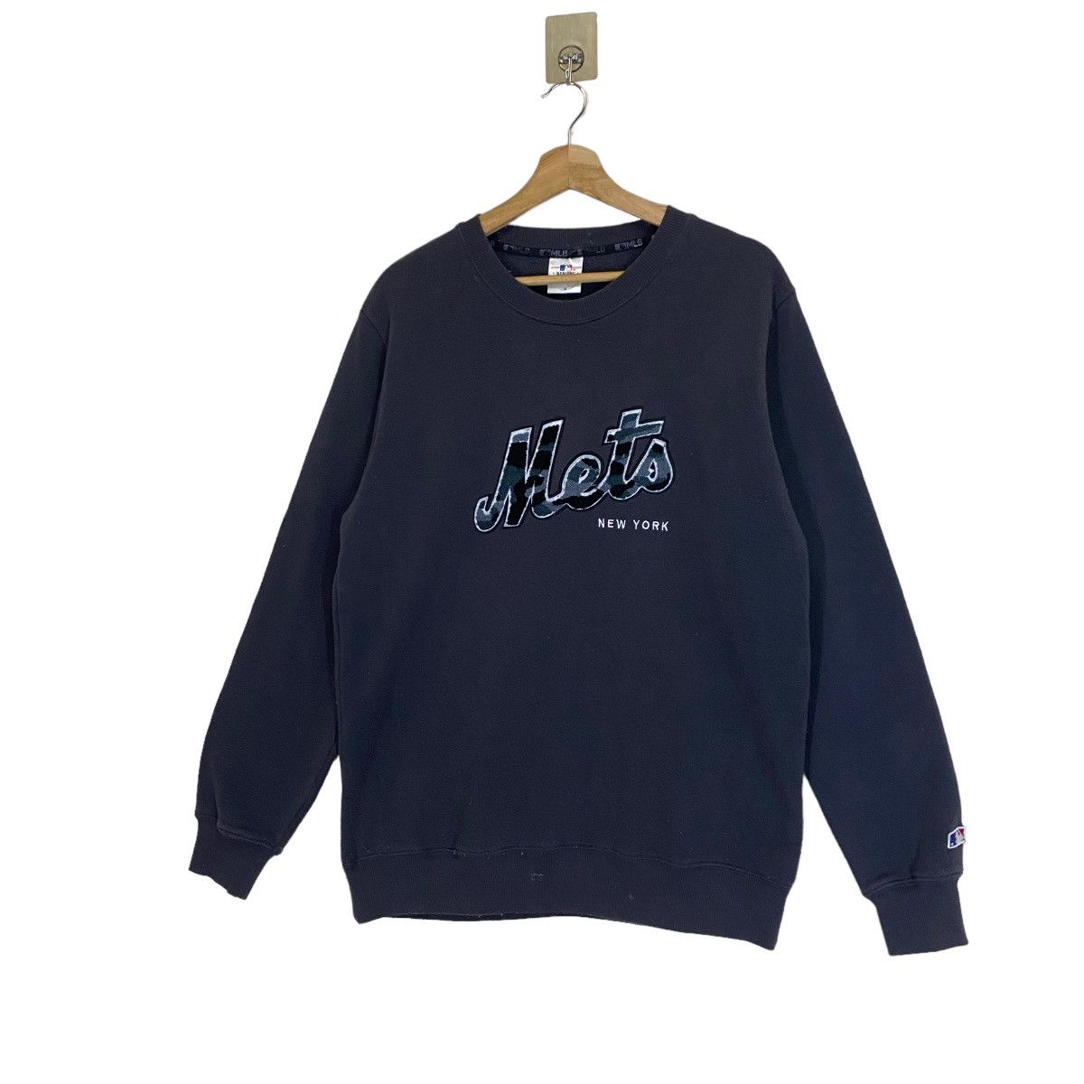 MLB × New York Yankees Vintage New York Mets Big Logo Crewneck Sweatshirt Size US M / EU 48-50 / 2 - 3 Thumbnail