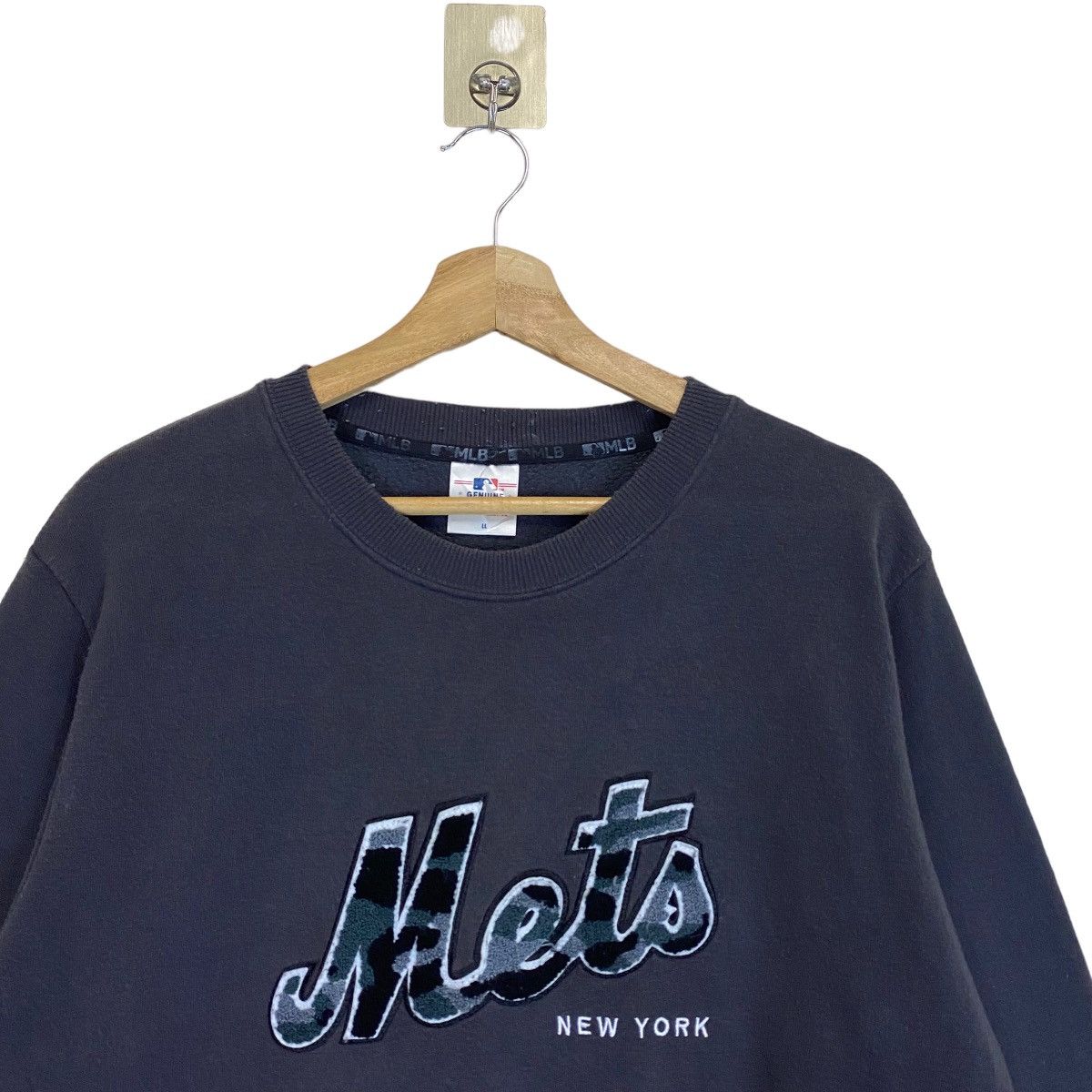 MLB × New York Yankees Vintage New York Mets Big Logo Crewneck Sweatshirt Size US M / EU 48-50 / 2 - 4 Thumbnail
